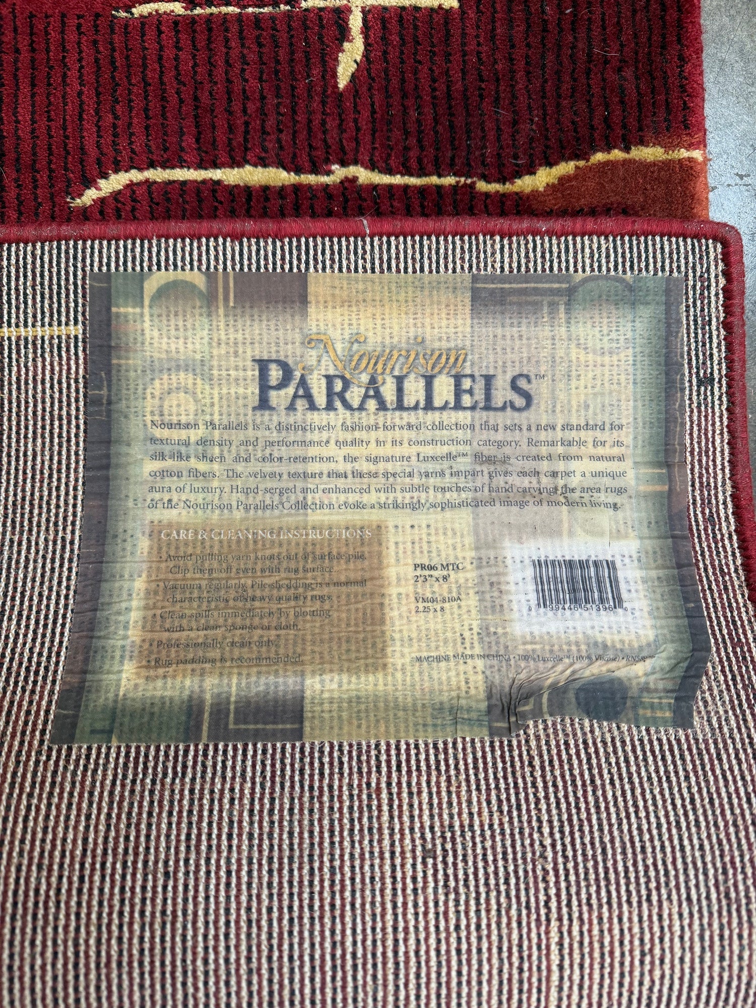 Nourison Parallels Luxurious Dynamic Abstract Runner Rug 2'3" x 8'