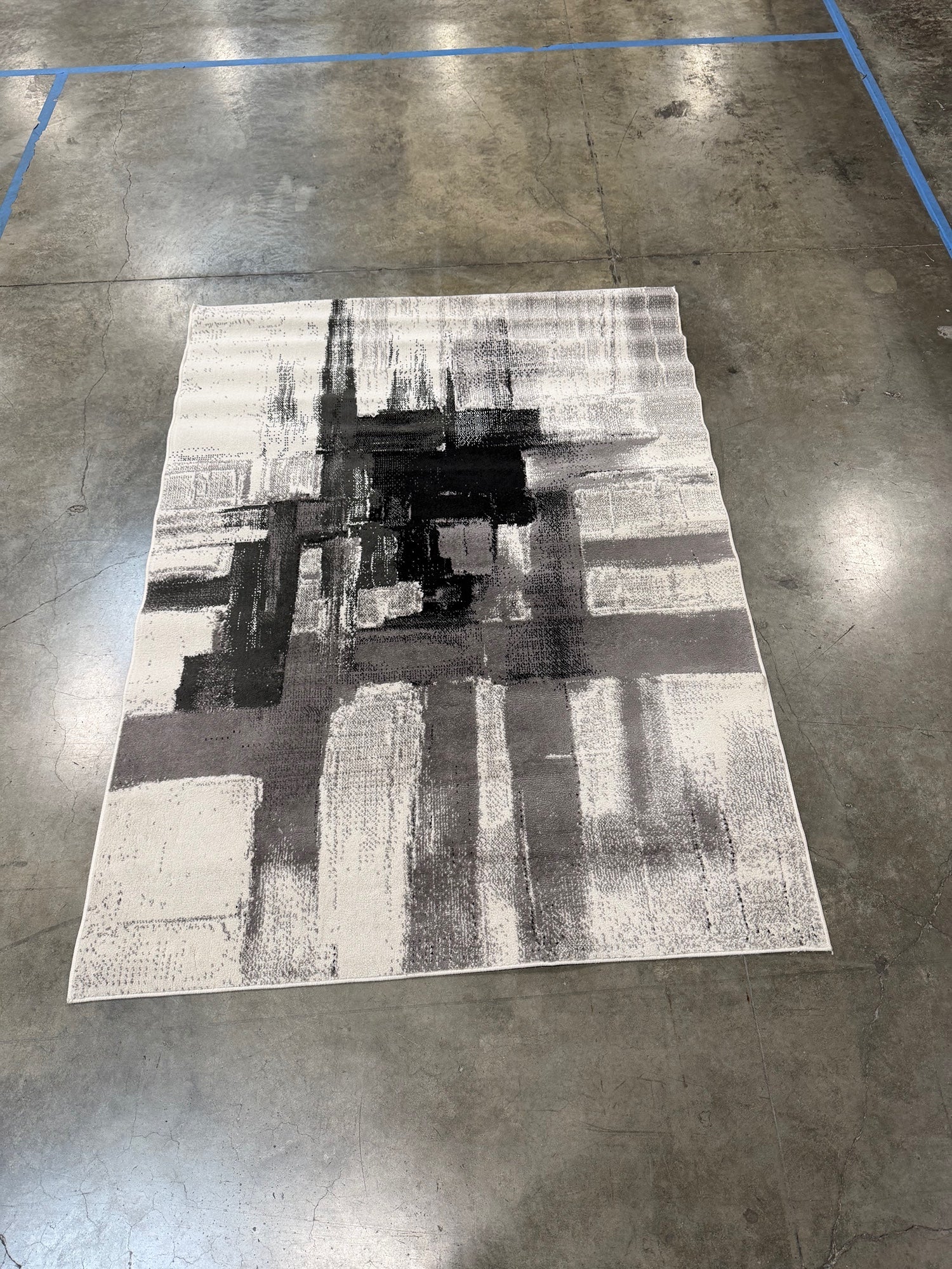 Nevada Collection 950 Black 5 x 7 Area Rug