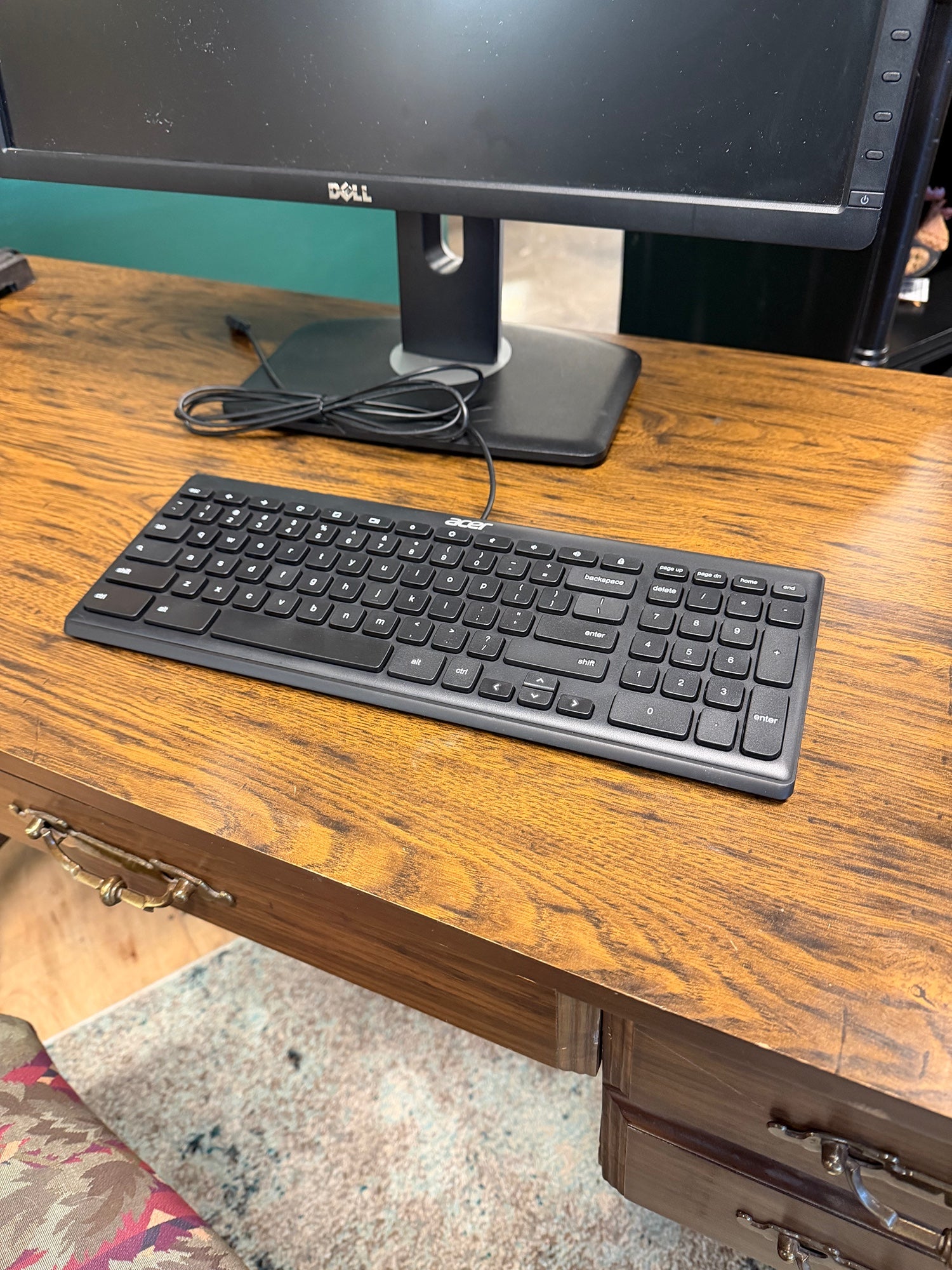 Acer Brand New Black Full-Size USB Wired Computer Keyboard with Numeric Keypad