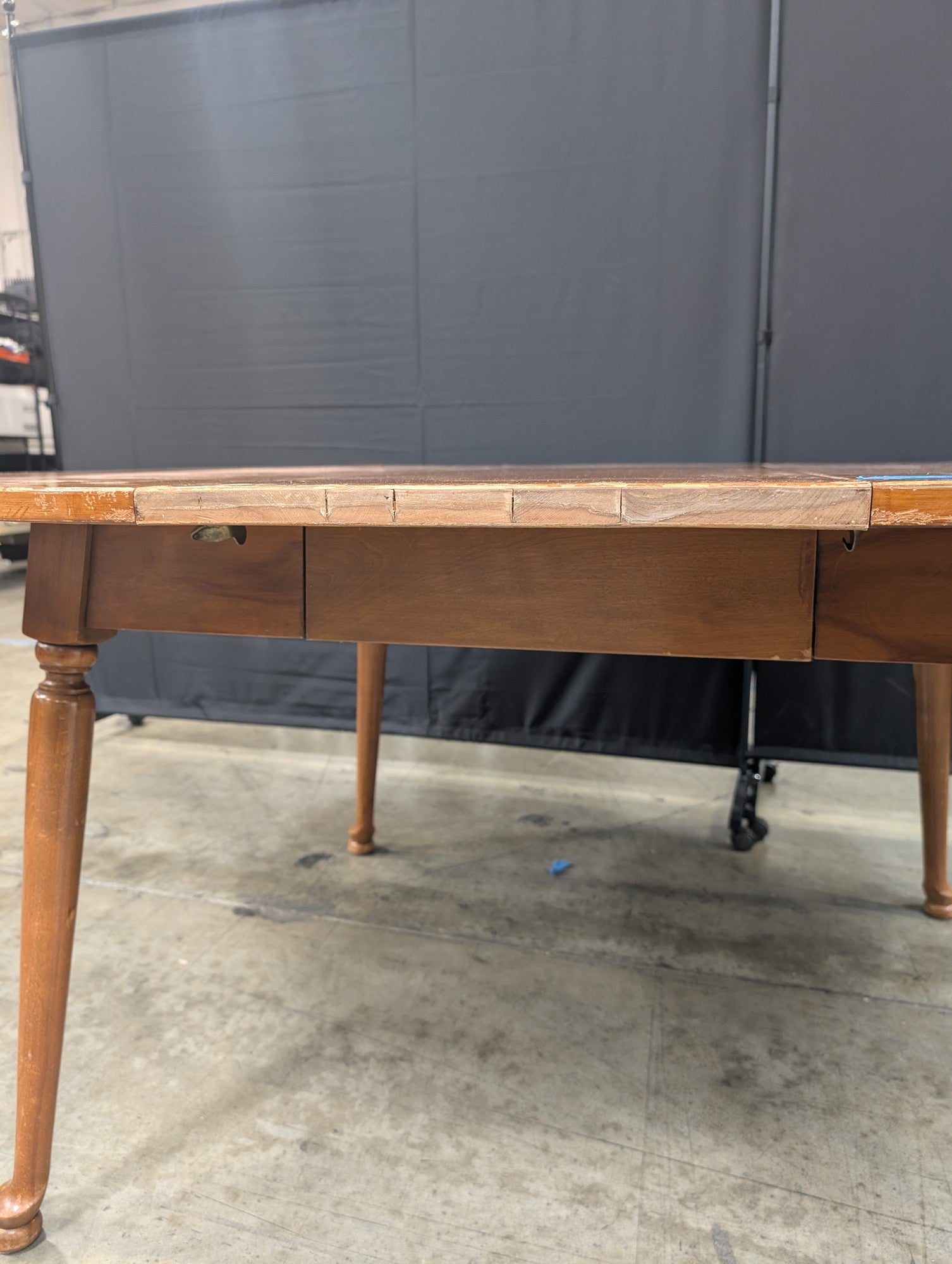 Honey Tone Drop-Leaf Dining Table in Wood