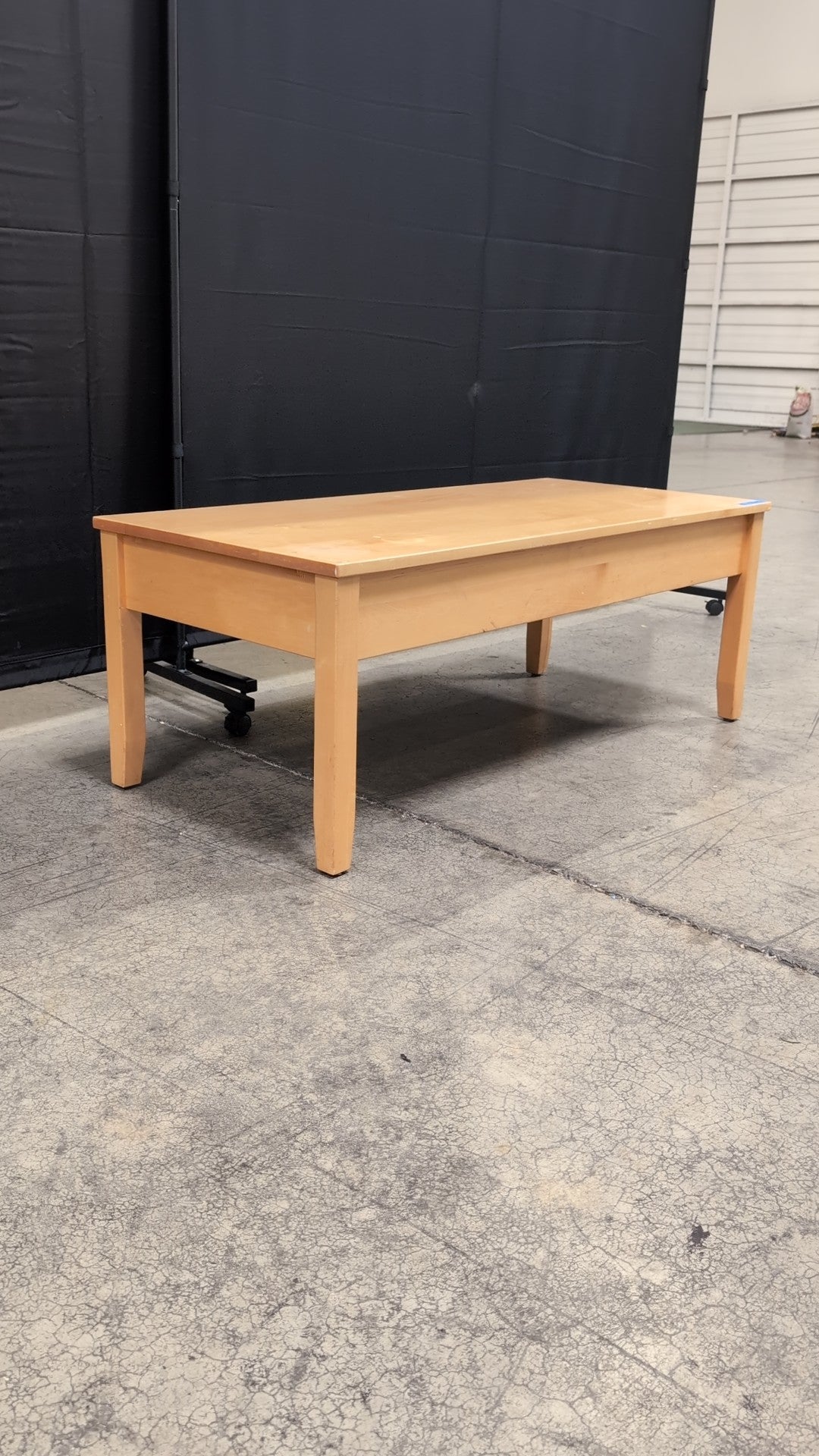 Natural Maple Rectangular Coffee Table