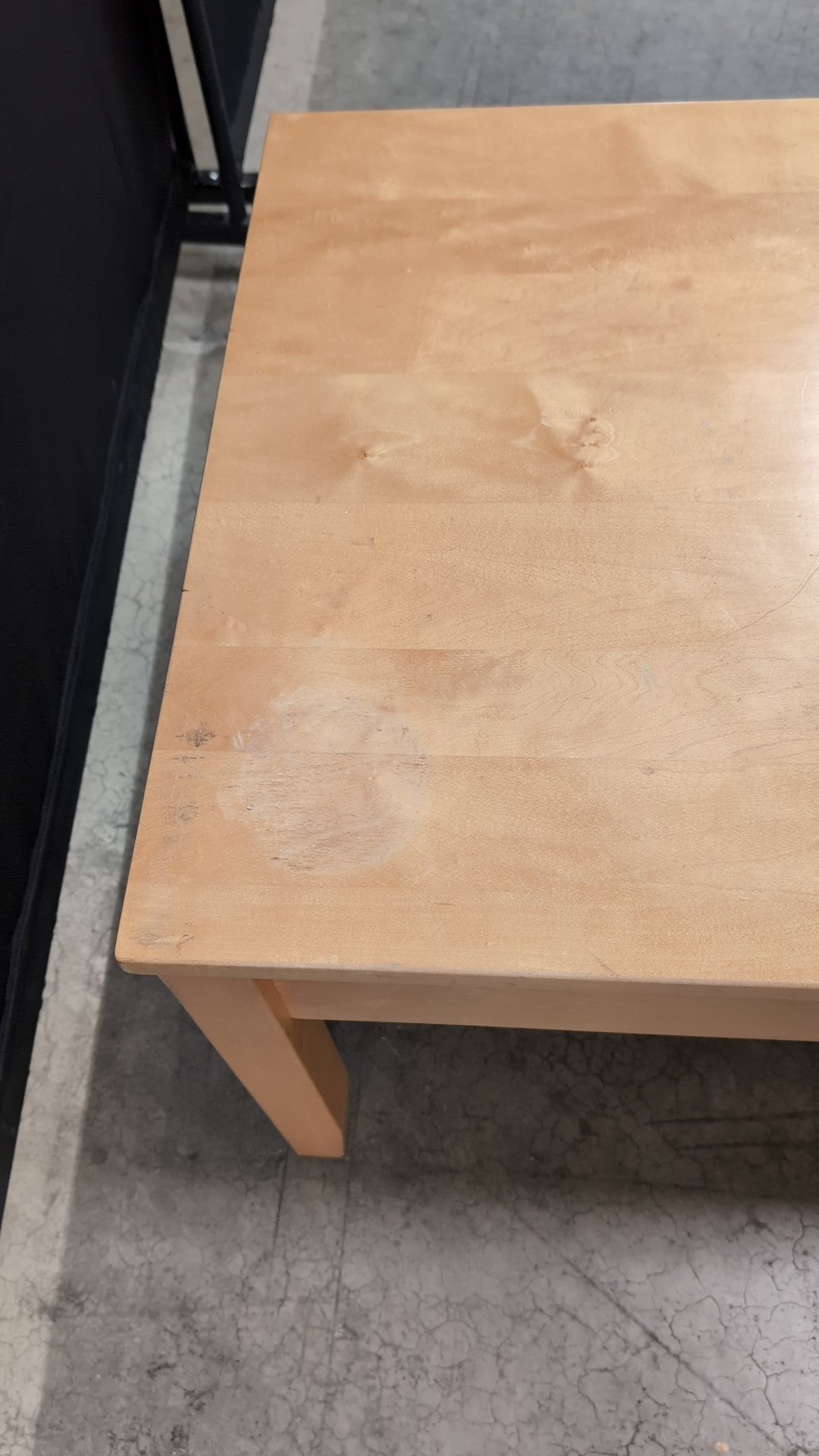 Natural Maple Rectangular Coffee Table