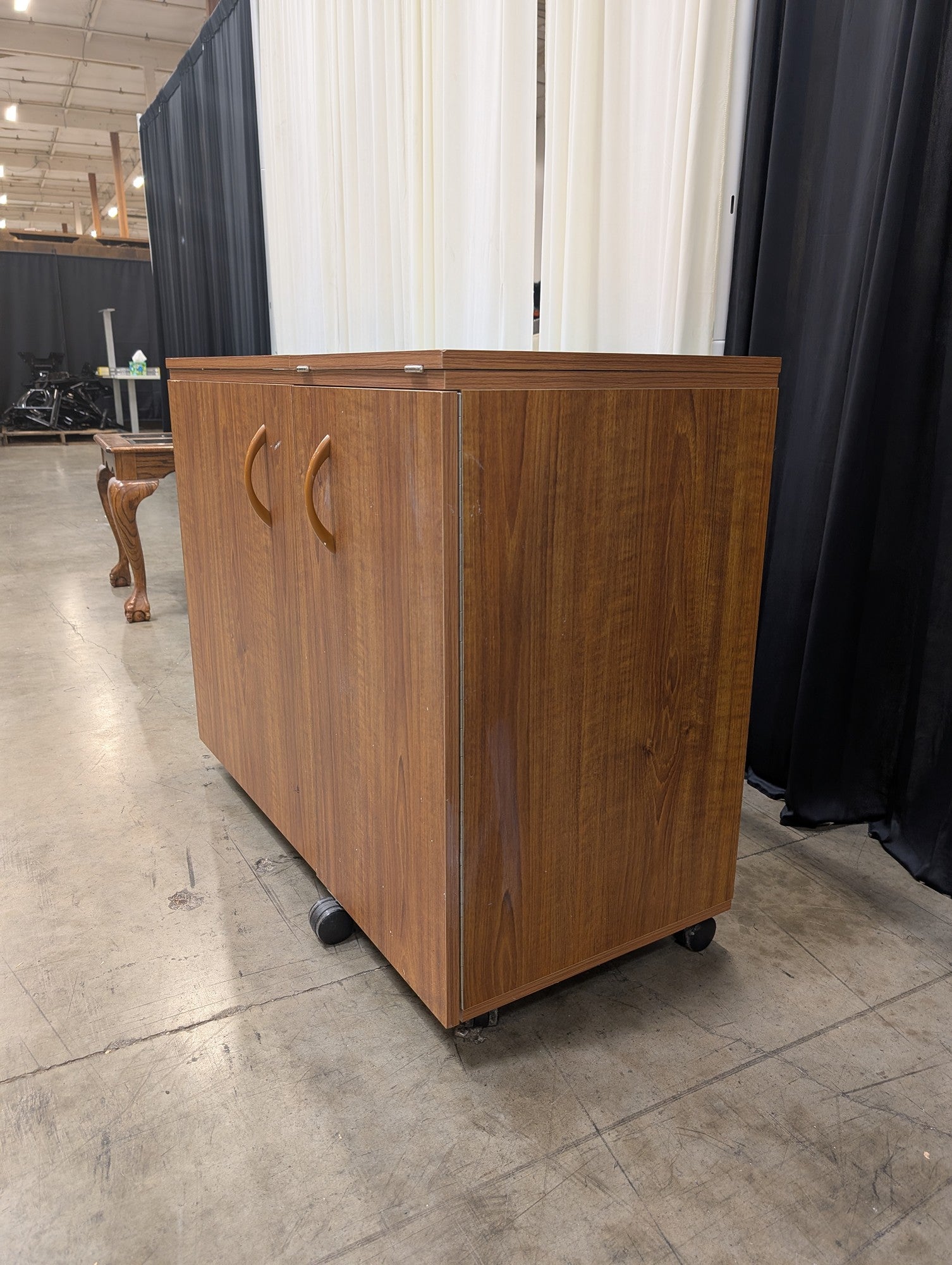 Koala Cabinets Rolling Sewing Desk with Storage