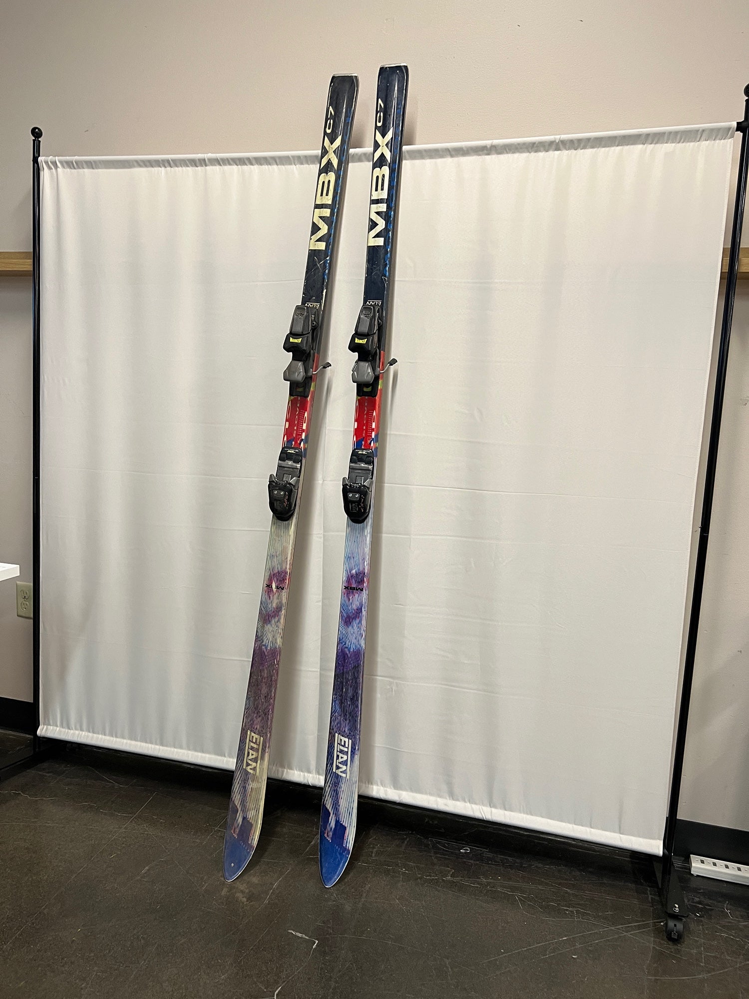 Elan MBX C7 Downhill Skis with Marker Bindings