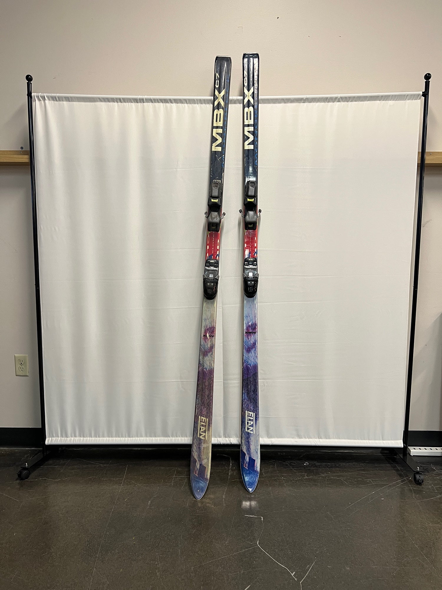 Elan MBX C7 Downhill Skis with Marker Bindings