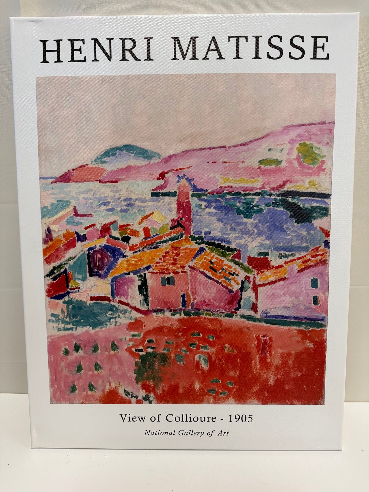 Henri Matisse View of Collioure Canvas Print