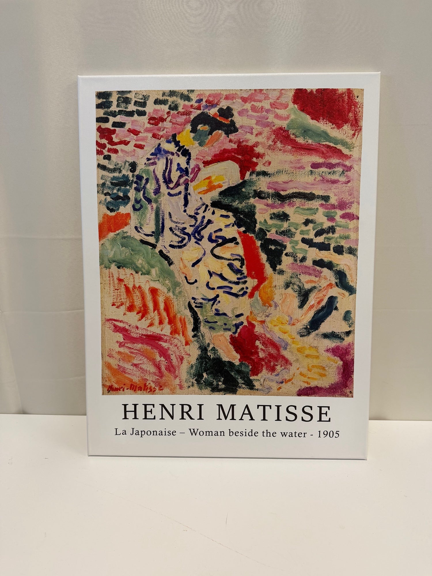 Henri Matisse La Japonaise Canvas Print | Women Beside the Water
