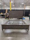 Bassett Furniture Weathered Wood Panel Bed frame