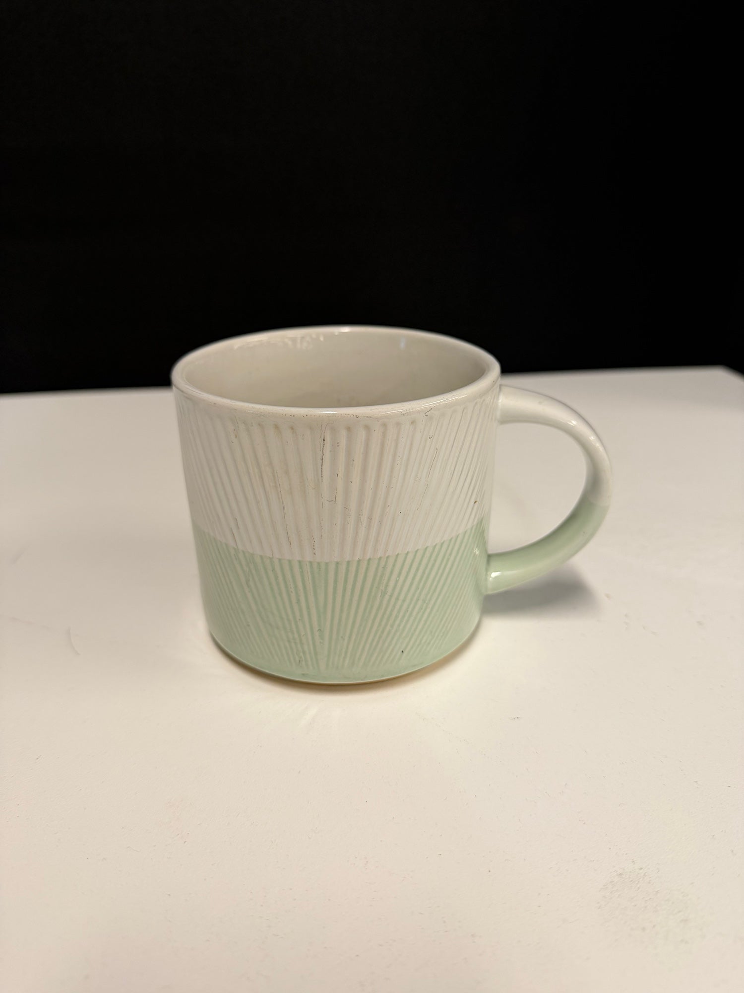 Starbucks Two-Tone Ribbed Mug in Ceramic