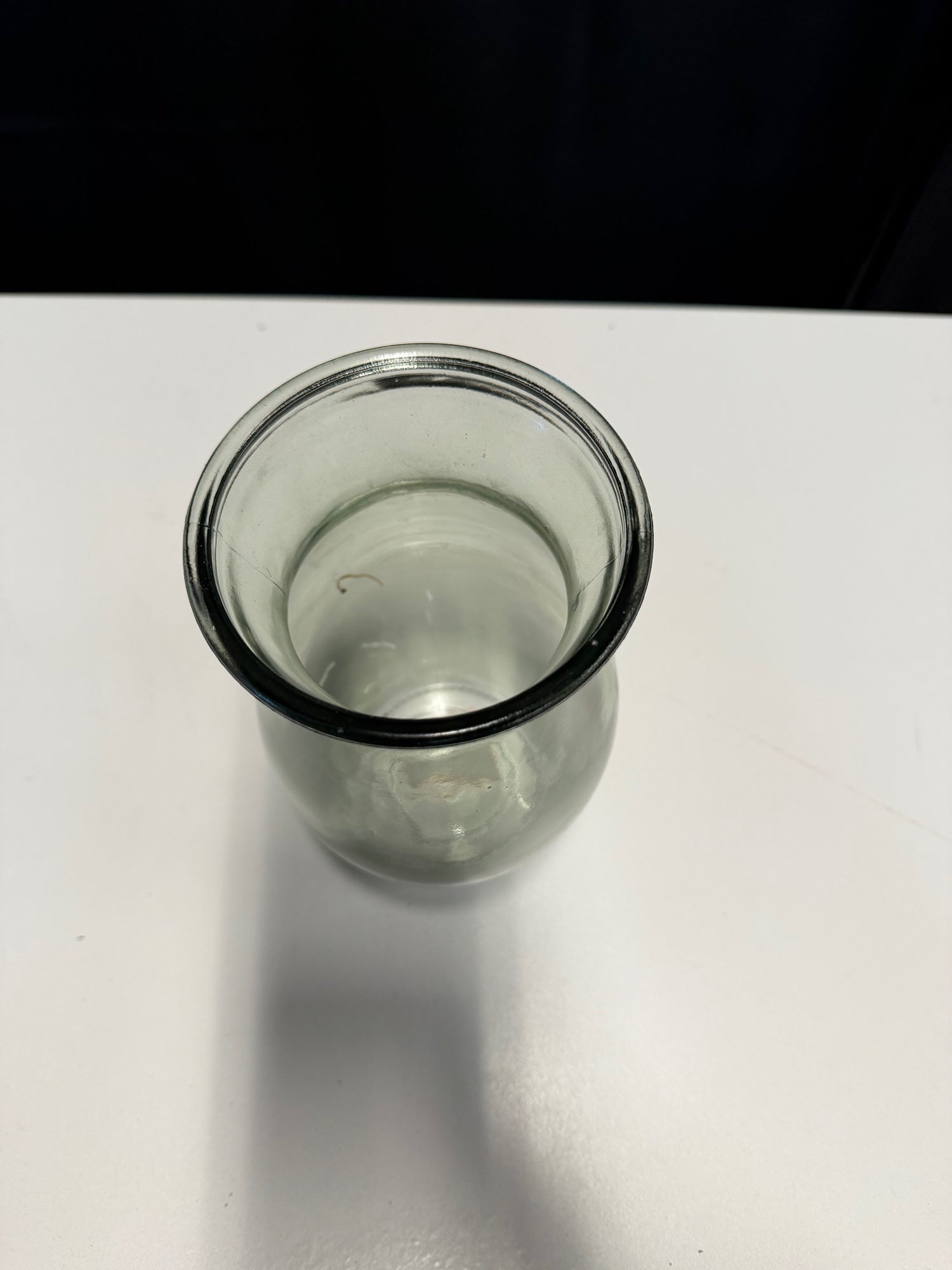 FLORAL Clear Glass Garden Jar Vase