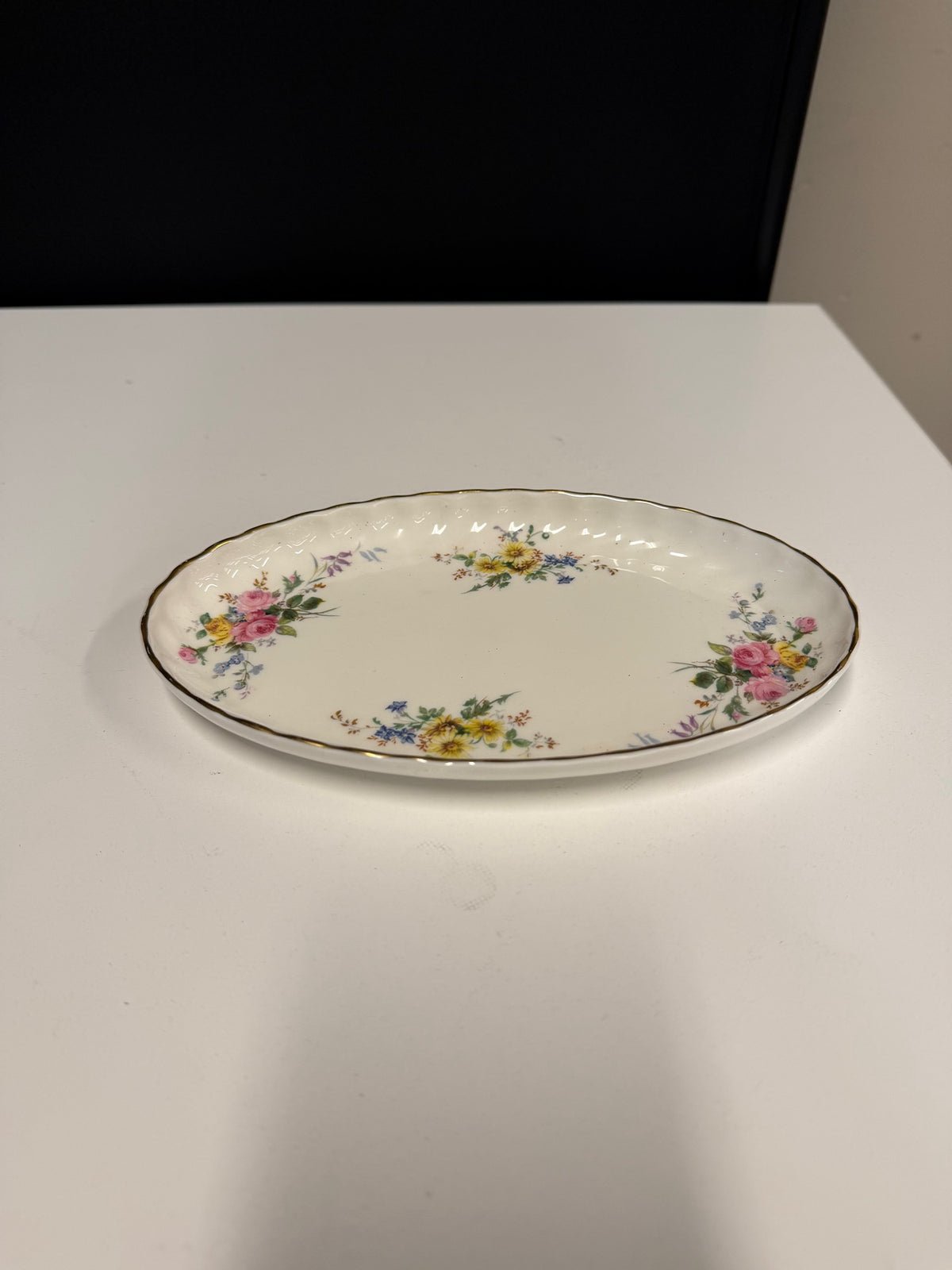 Royal Doulton Arcadia Floral Oval Platter | English Fine Bone China