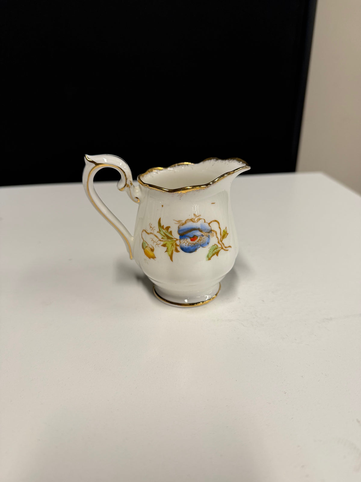Royal Albert Floral Gold Trim Creamer in Bone China