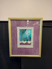 Textured Abstract Wall Art in Gold Frame
