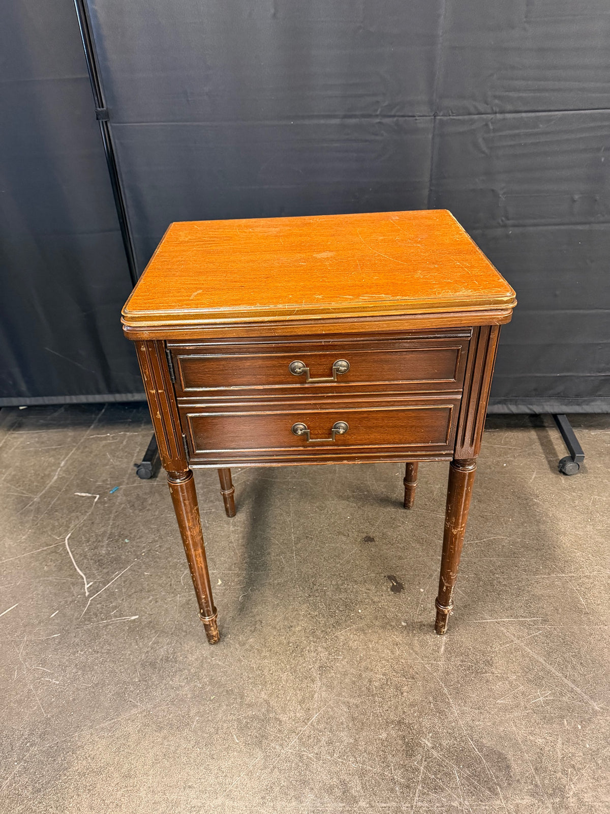 Free Westinghouse Black Vintage Sewing Machine in Wood Cabinet