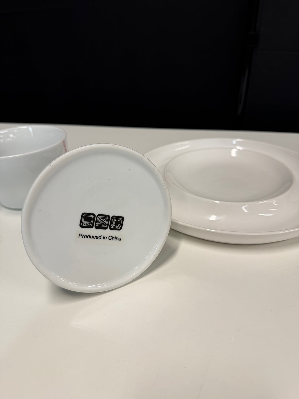 White Porcelain Personal Fondue Set