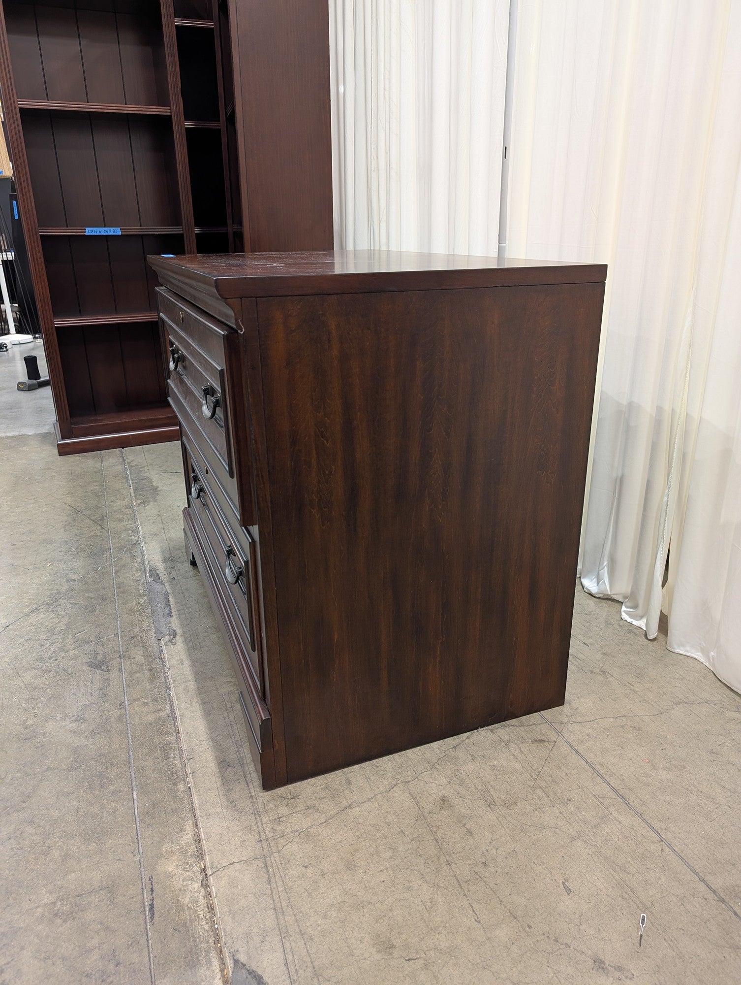 Aspenhome Dark Wood Two-Drawer File Cabinet