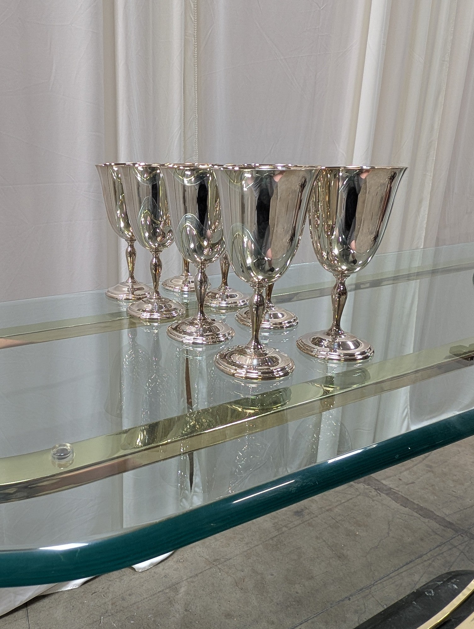 Vintage Reed & Barton Goblets in Silverplate