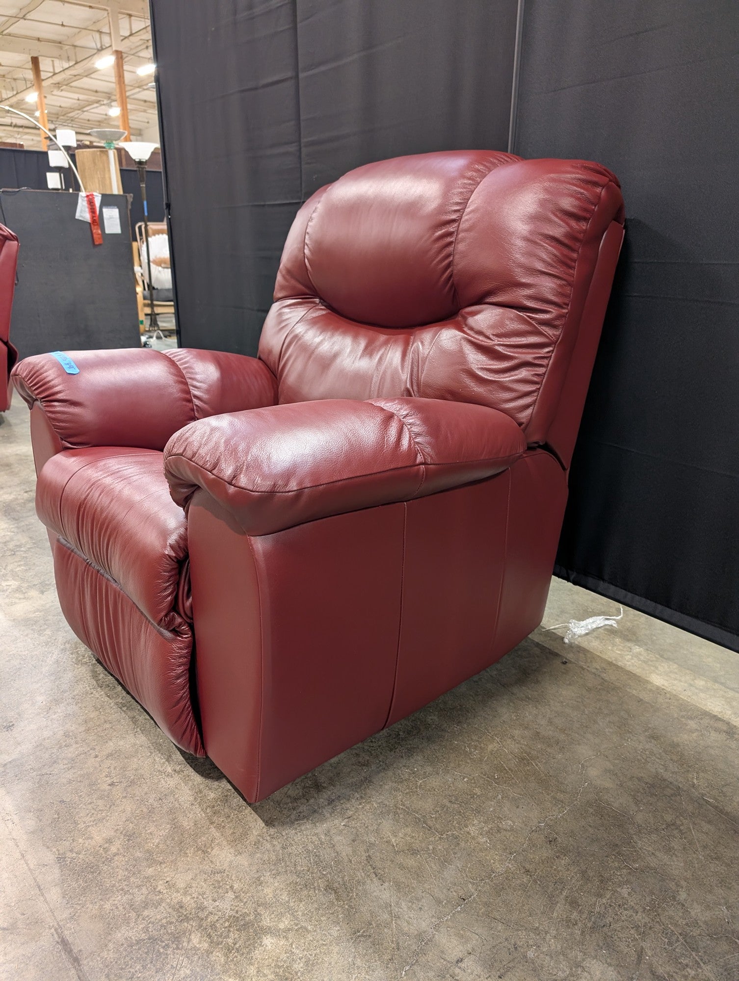 Palliser Russet Leather Wall Hugger Recliner