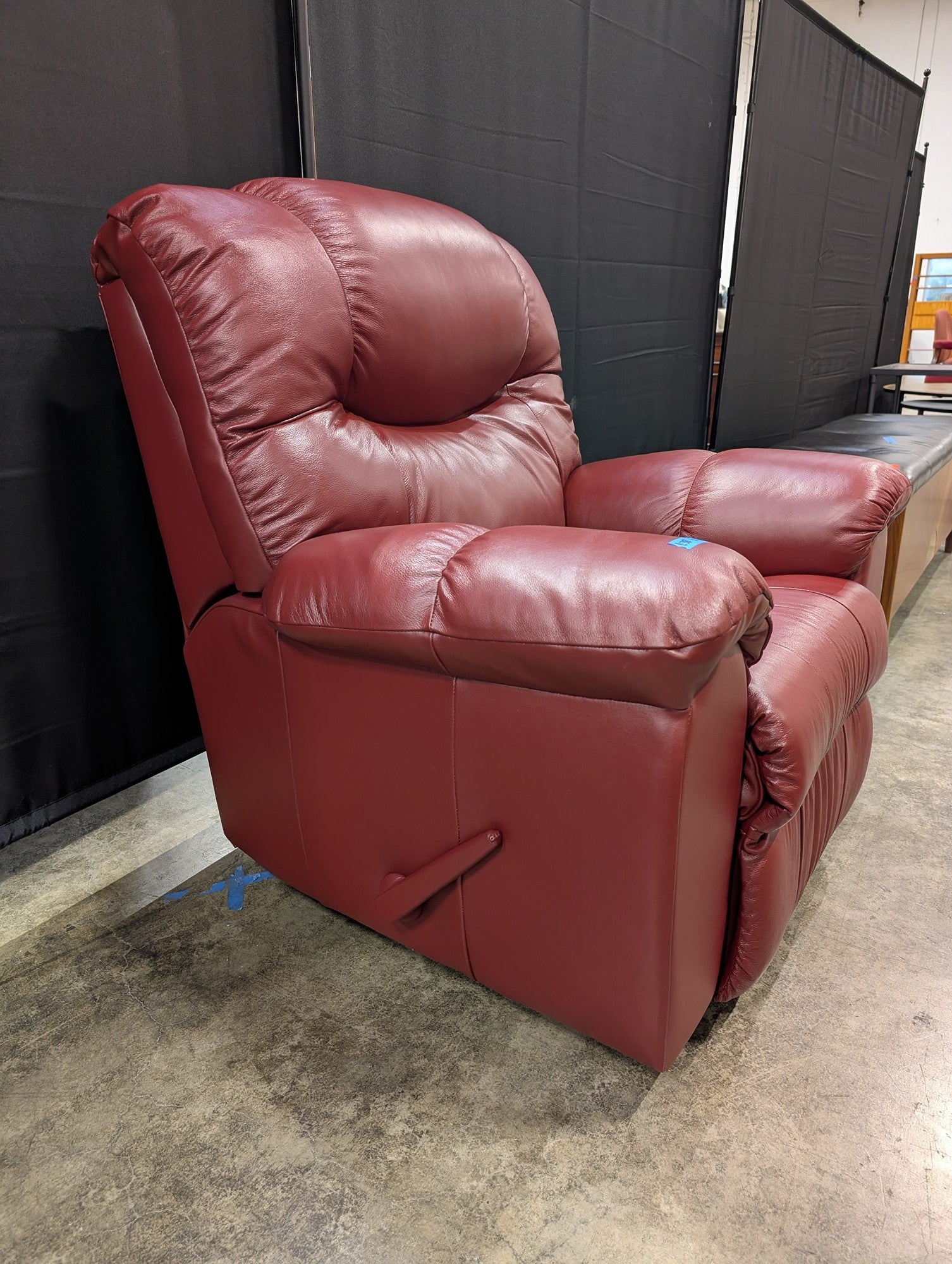 Palliser Russet Leather Wall Hugger Recliner