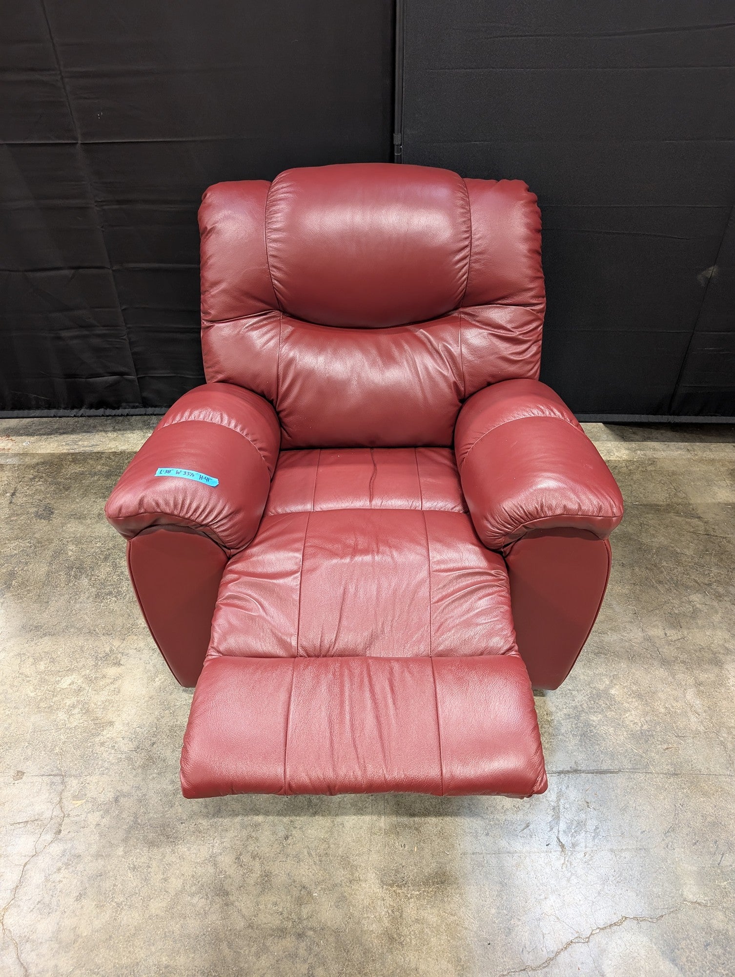 Palliser Russet Leather Wall Hugger Recliner