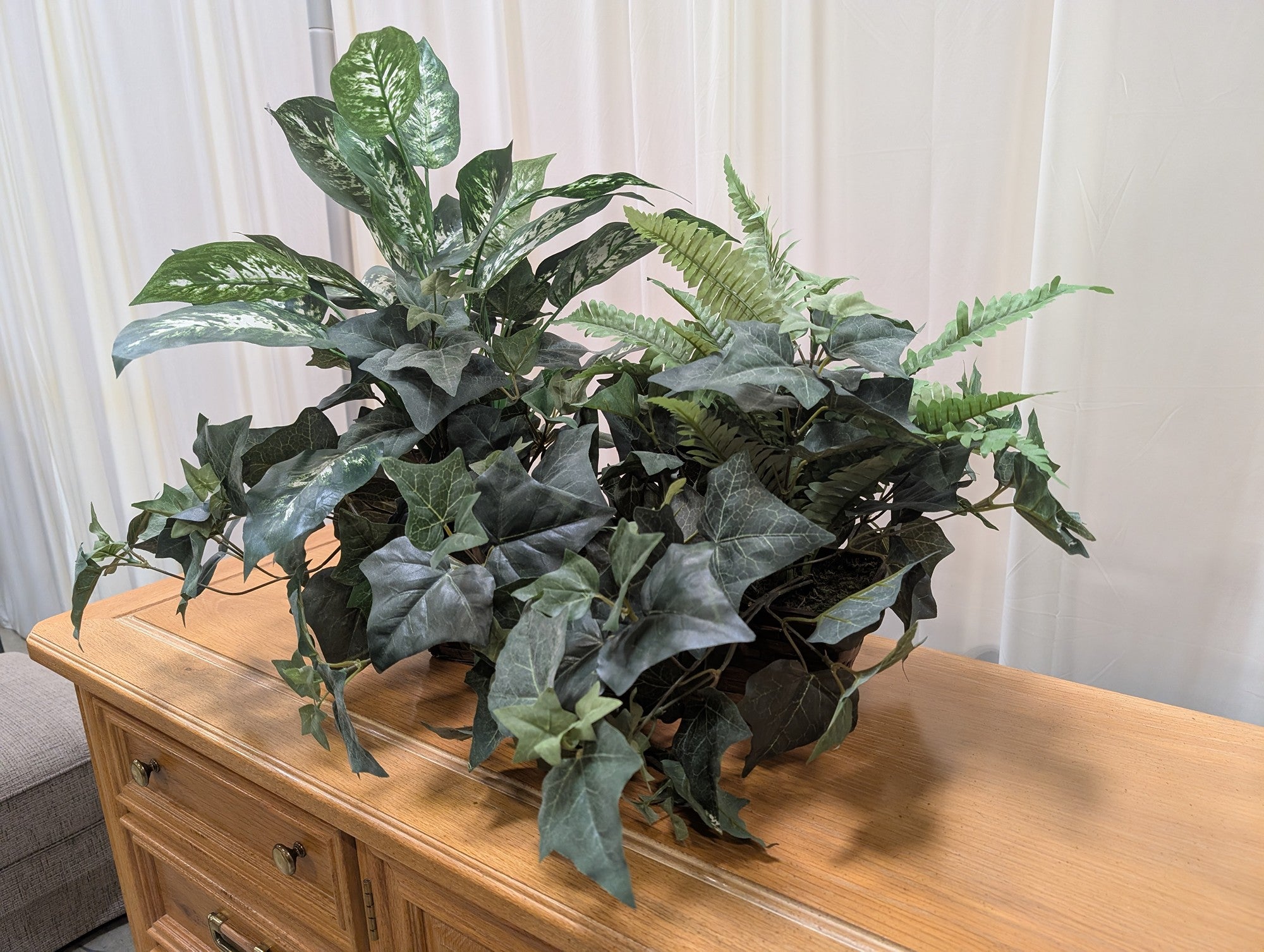 Mixed Greenery Faux Plant Arrangement