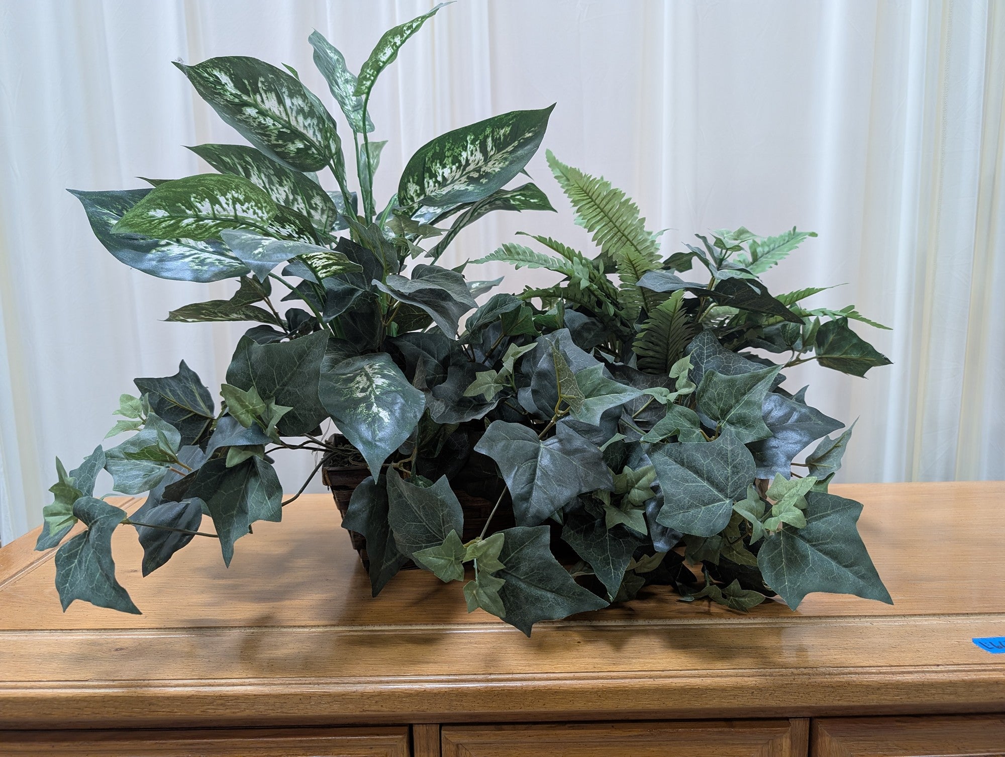 Mixed Greenery Faux Plant Arrangement