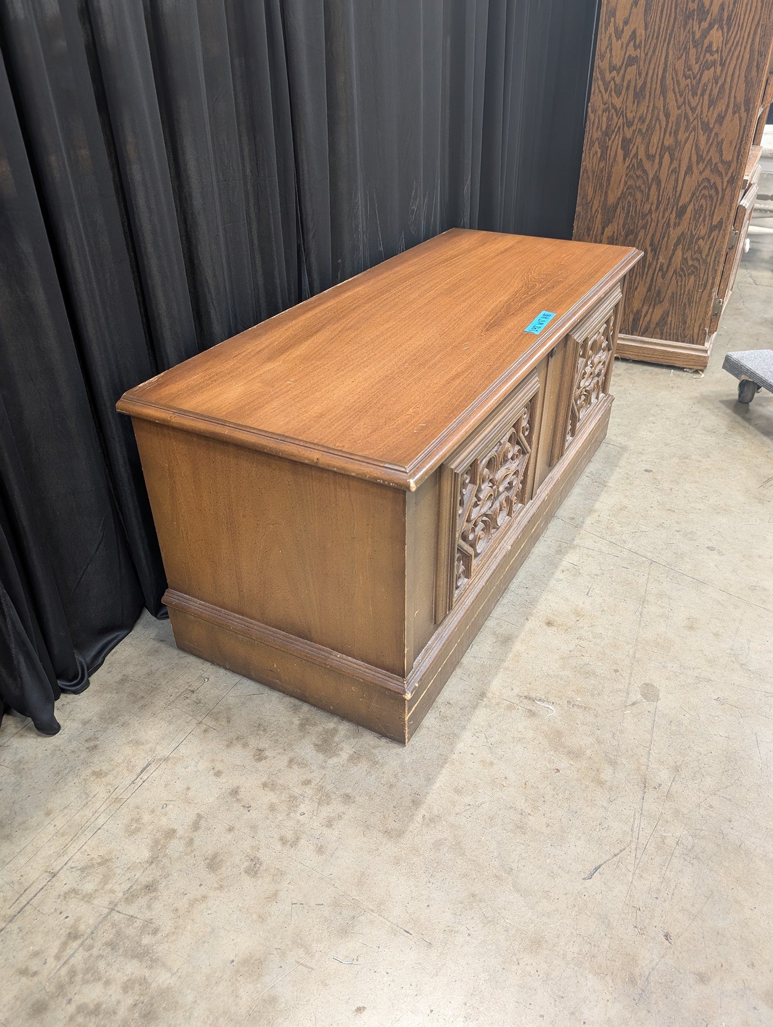 Vintage Lane Cedar Chest with Carved Panels