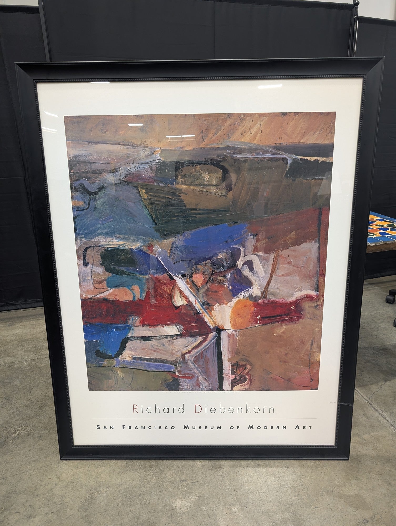 Richard Diebenkorn Abstract Framed Print