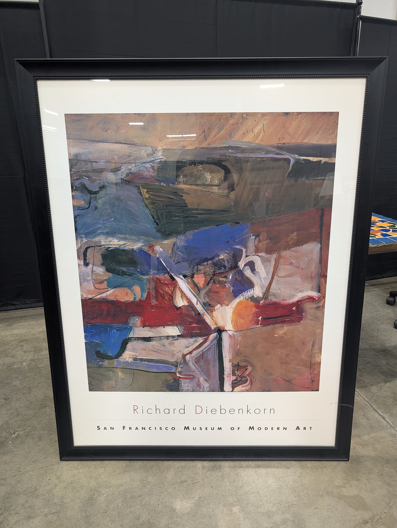 Richard Diebenkorn Abstract Framed Print