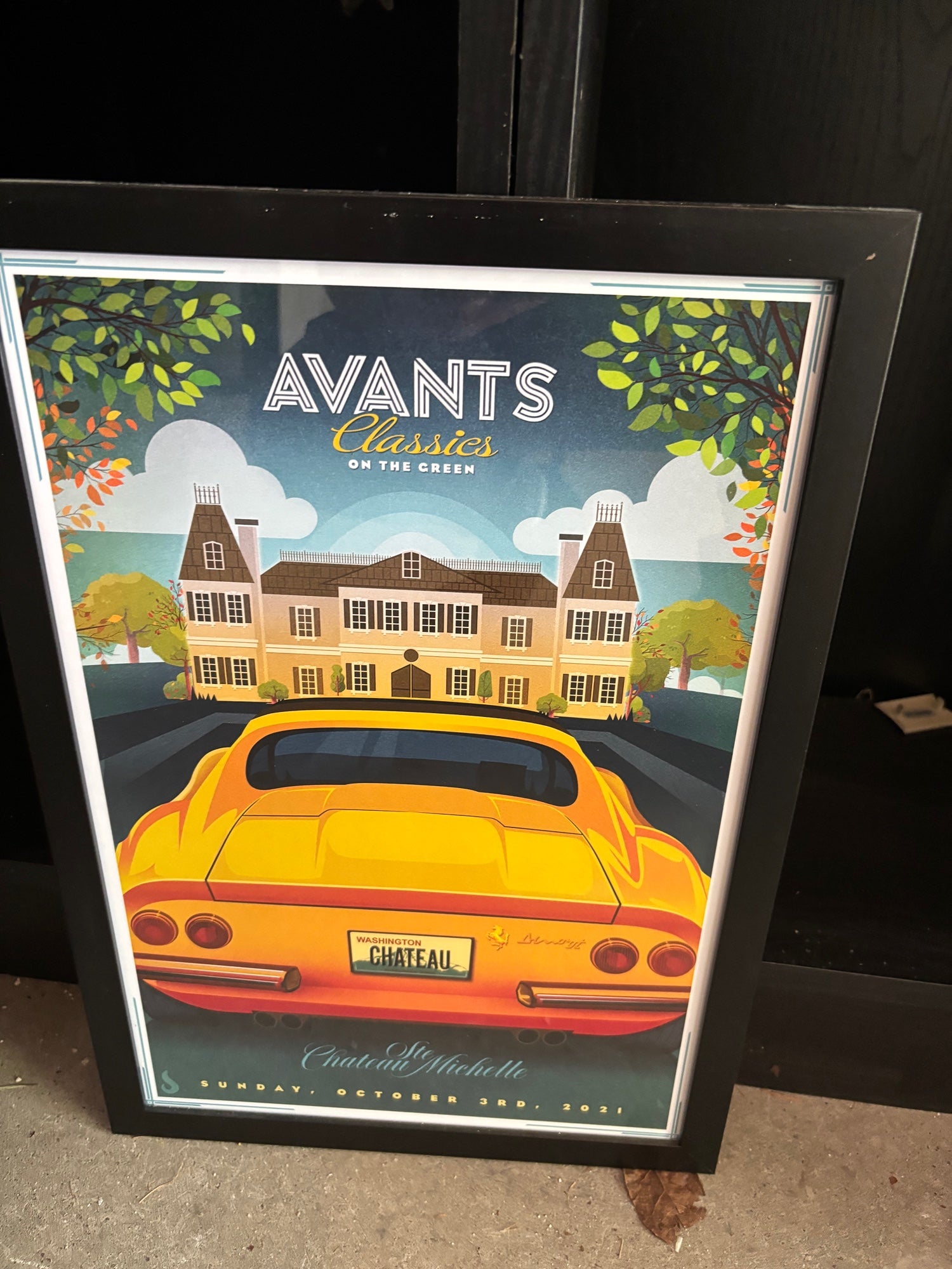 Avants Classics 2021 Event Poster with Black Frame