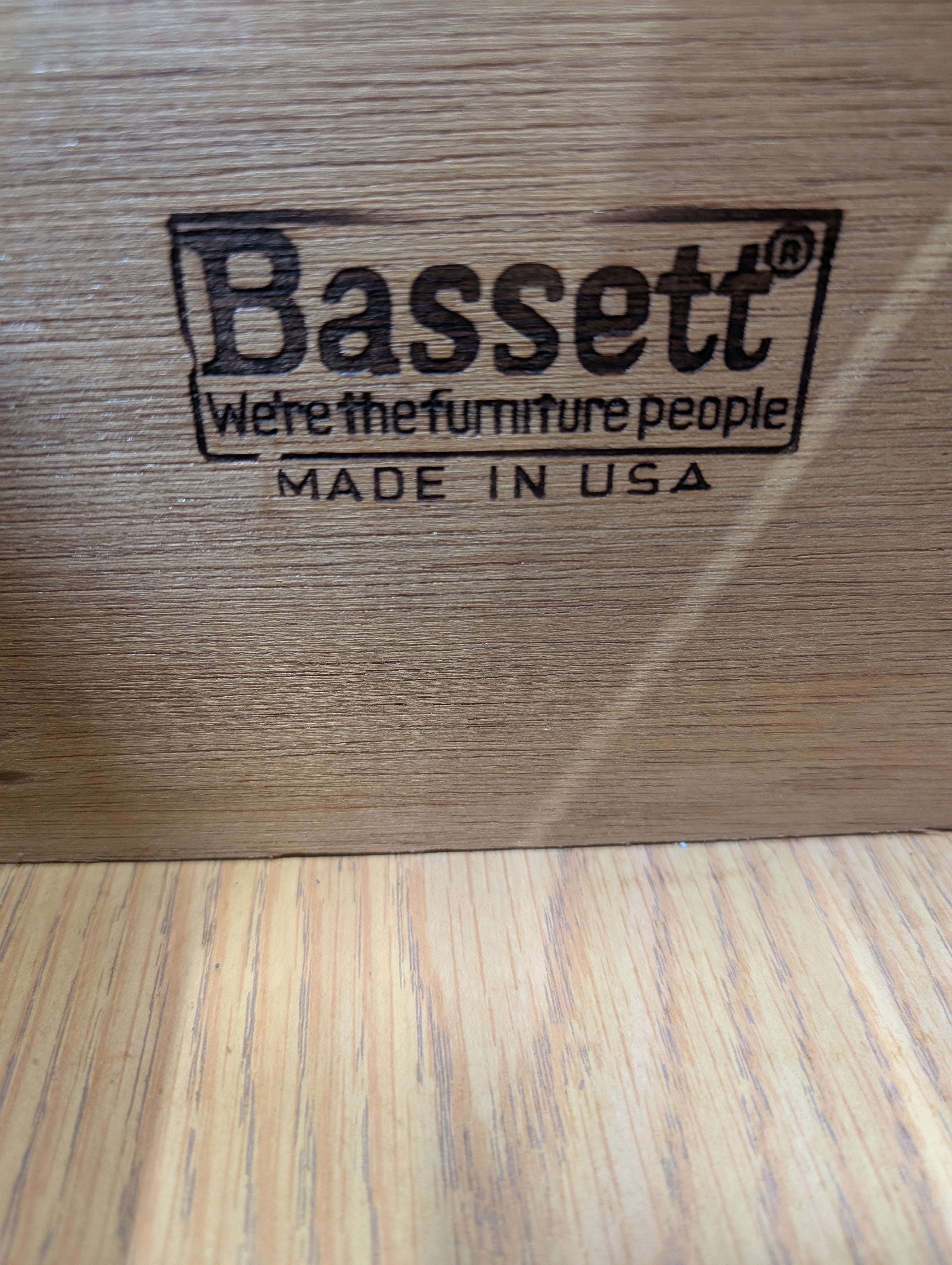 Bassett Traditional Wood Lingerie Chest with Vanity Top