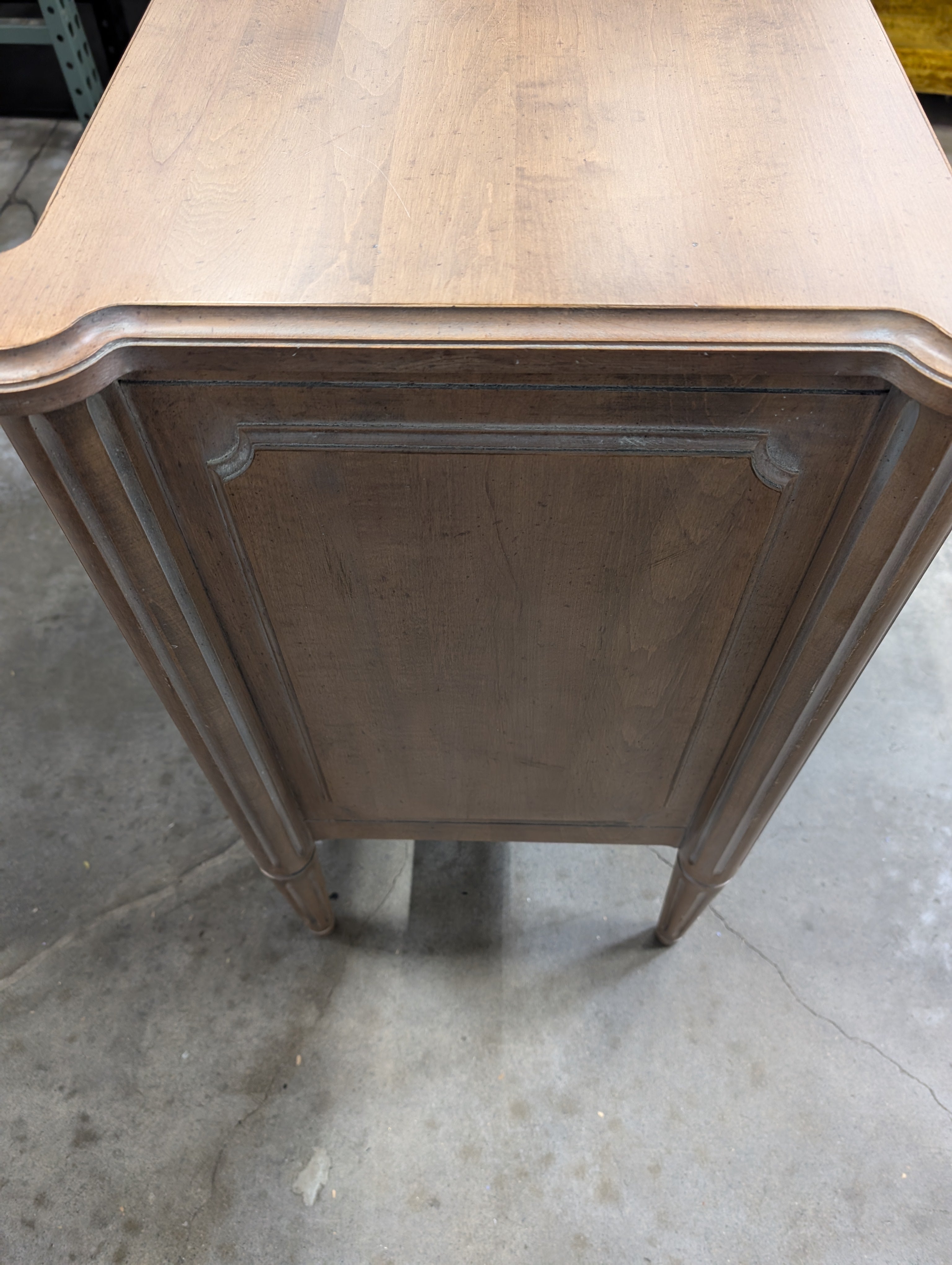 Ethan Allen Traditional Light Brown Wood Three-Drawer Chest