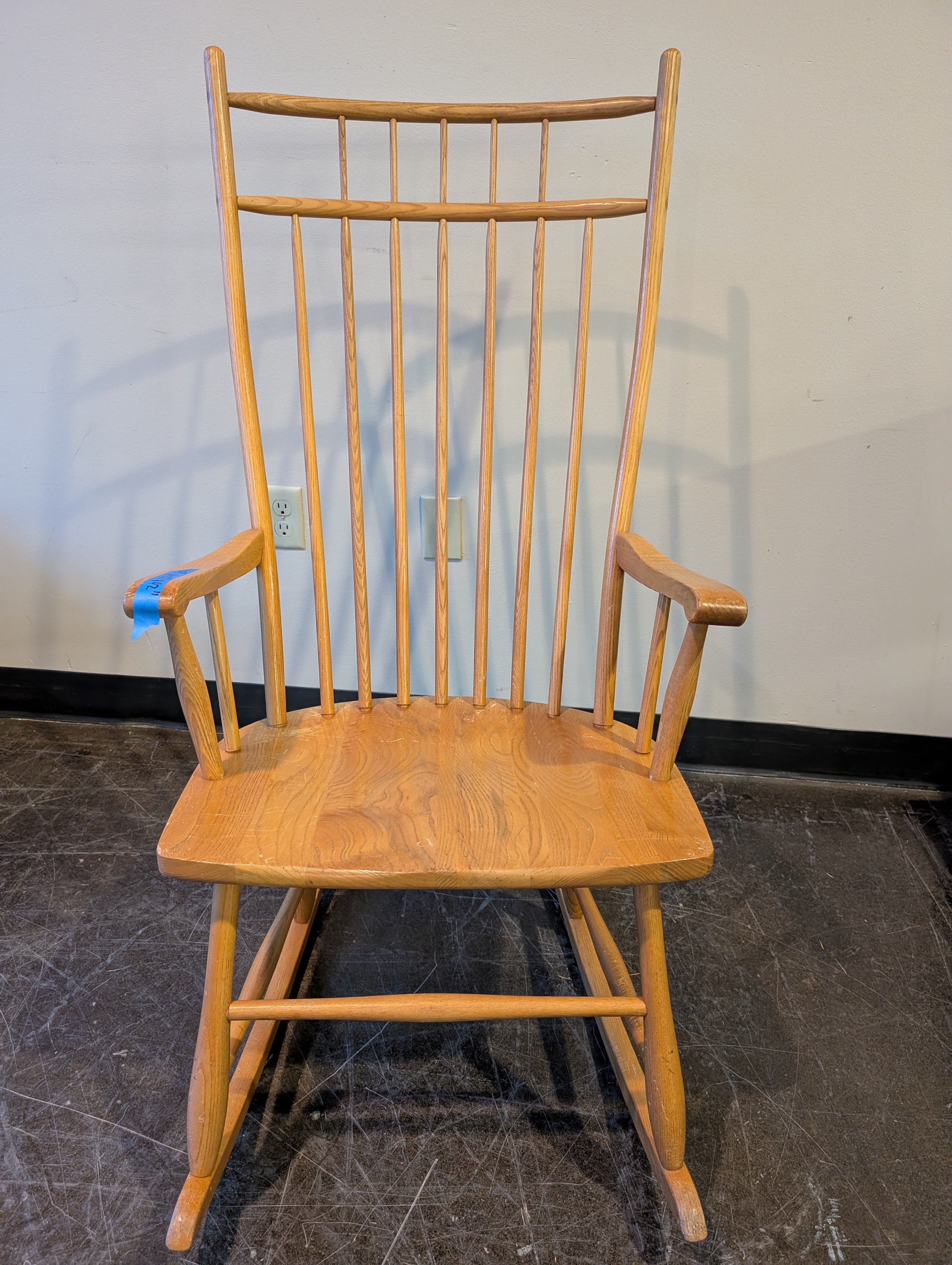 Traditional Wooden Spindle Back Rocking Chair