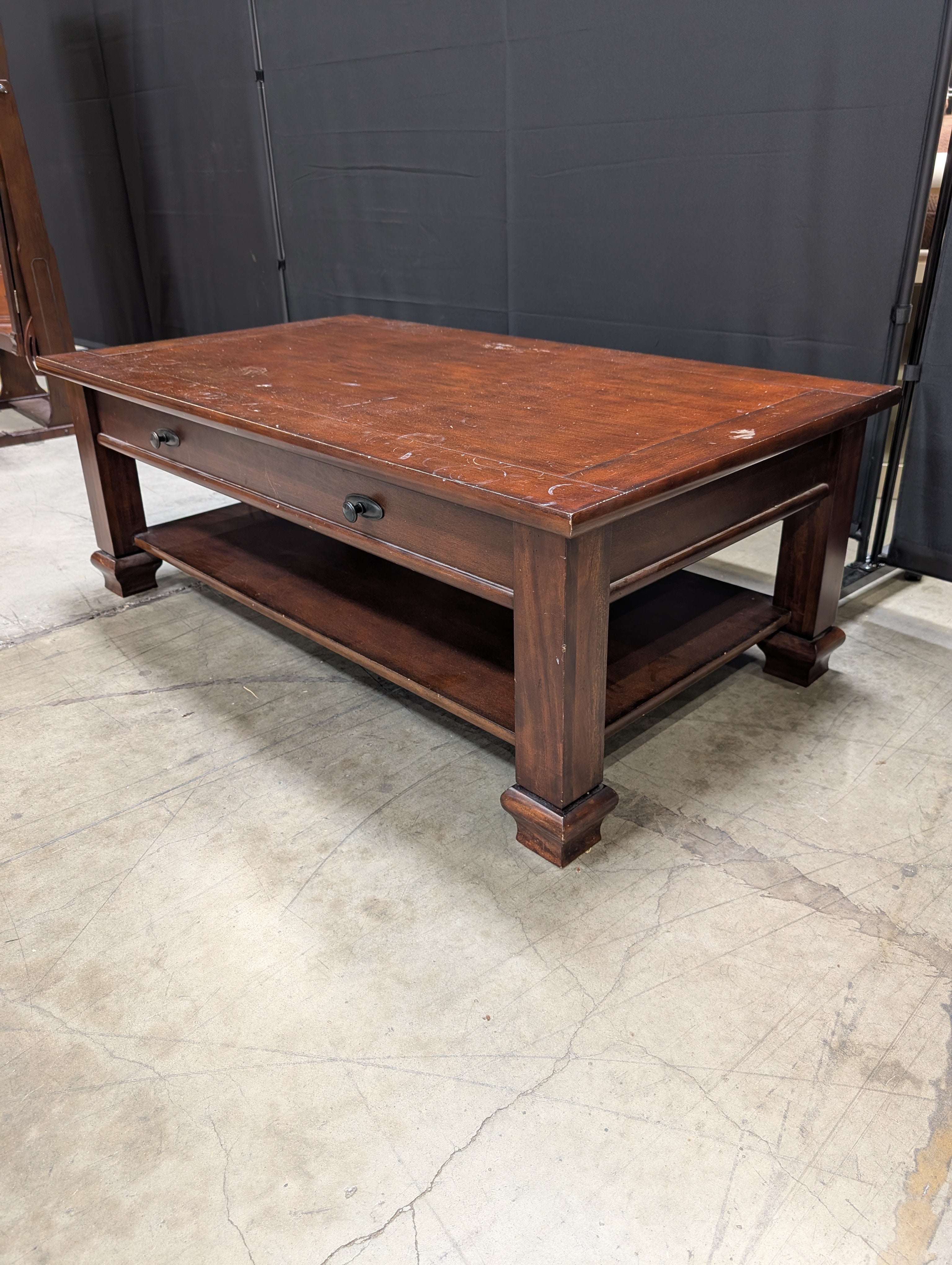 Dark Wood Ledgends Furniture coffee Table