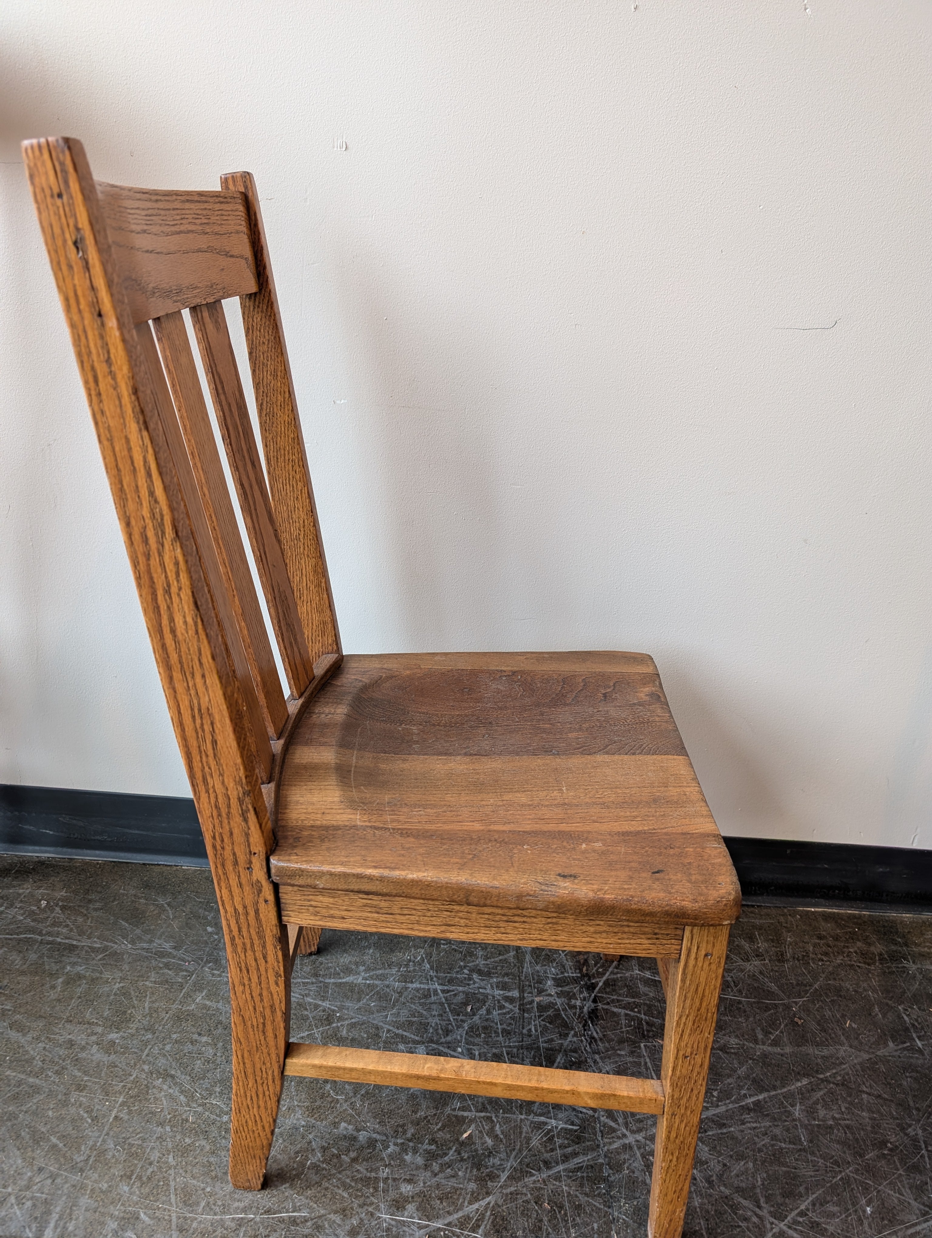 Vintage Mission Style Oak Dining Chair