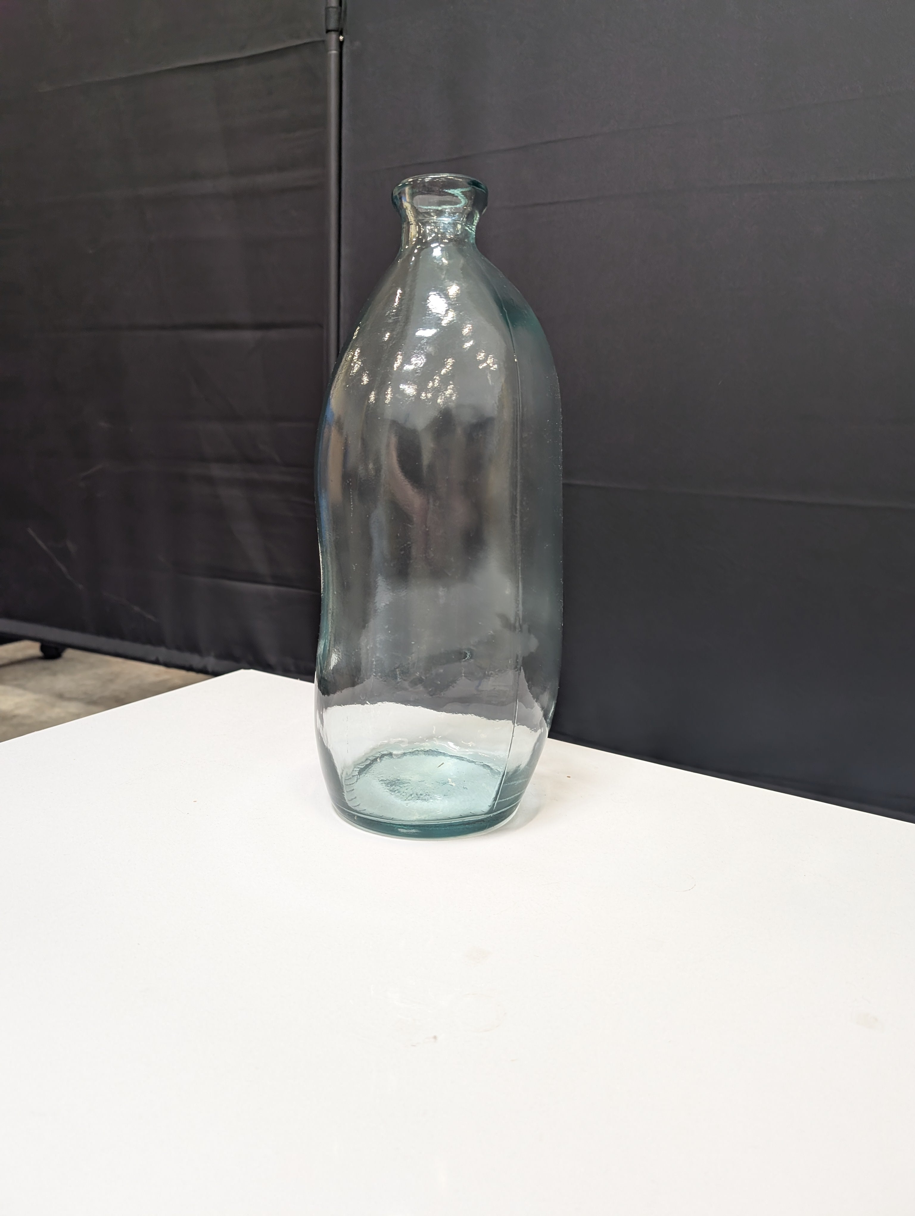 Rustic Tinted Glass Bottle Vase