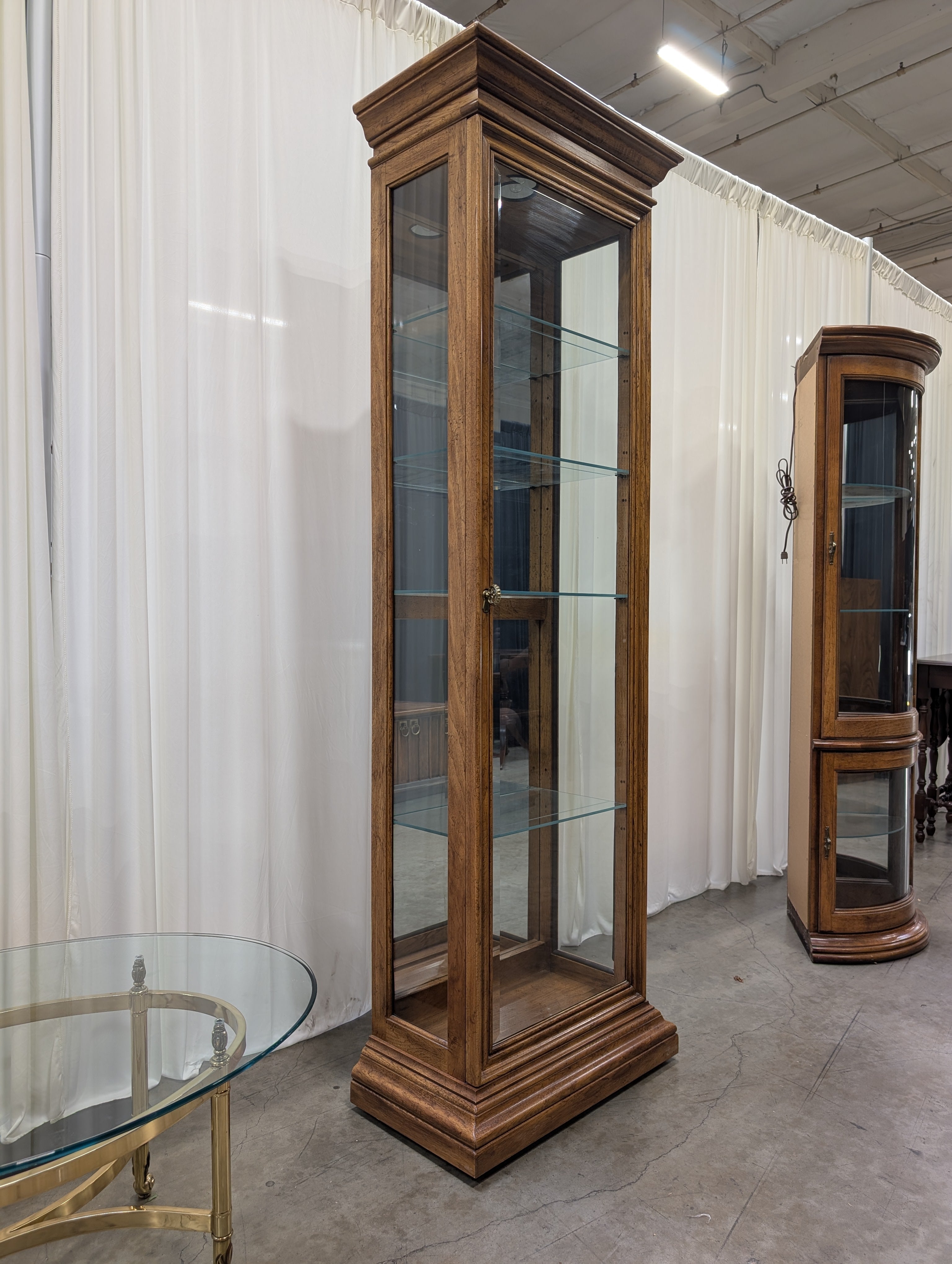 Vintage American of Martinsville lighted Curio Cabinet