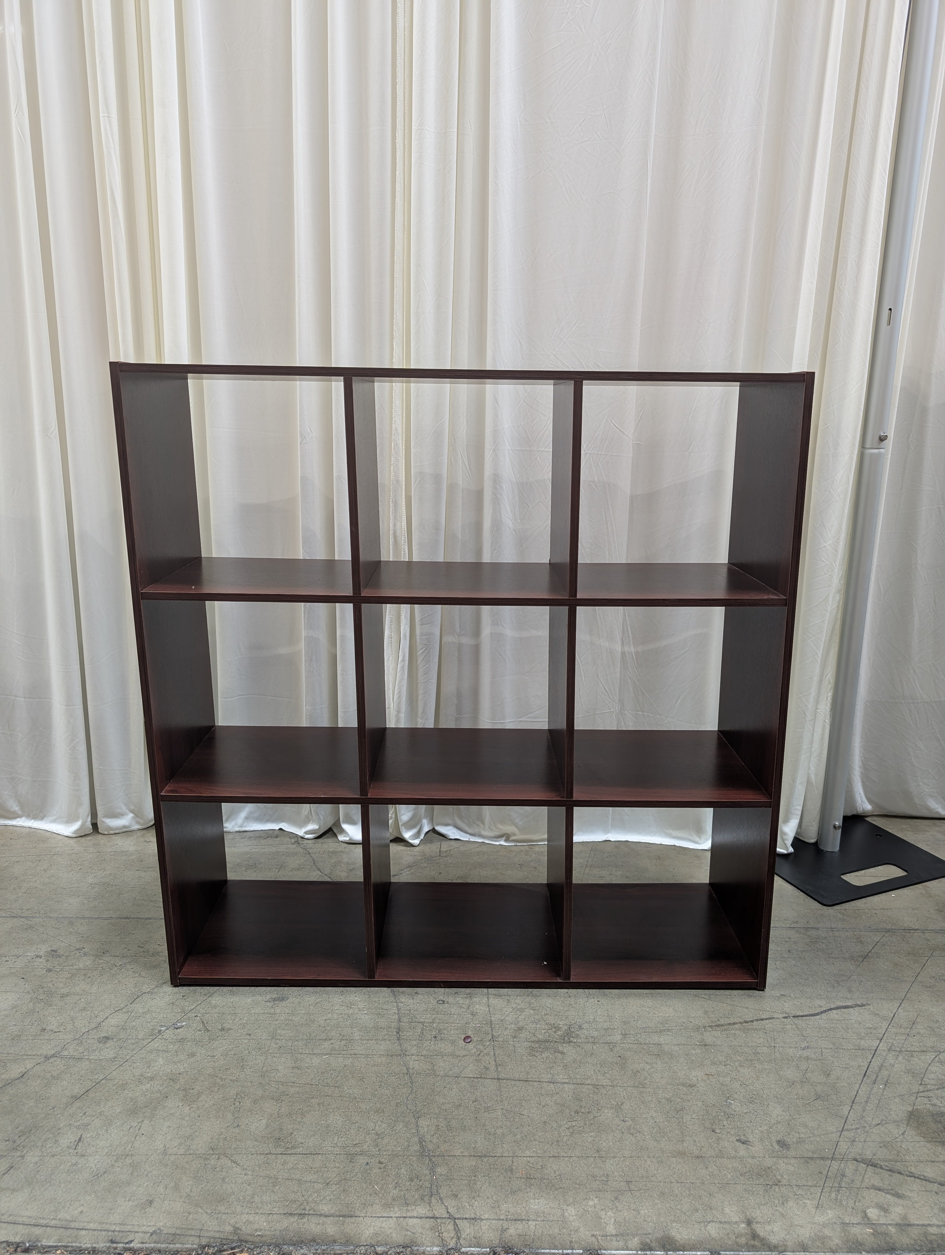 Dark Espresso Nine-Cube Bookcase in Laminate