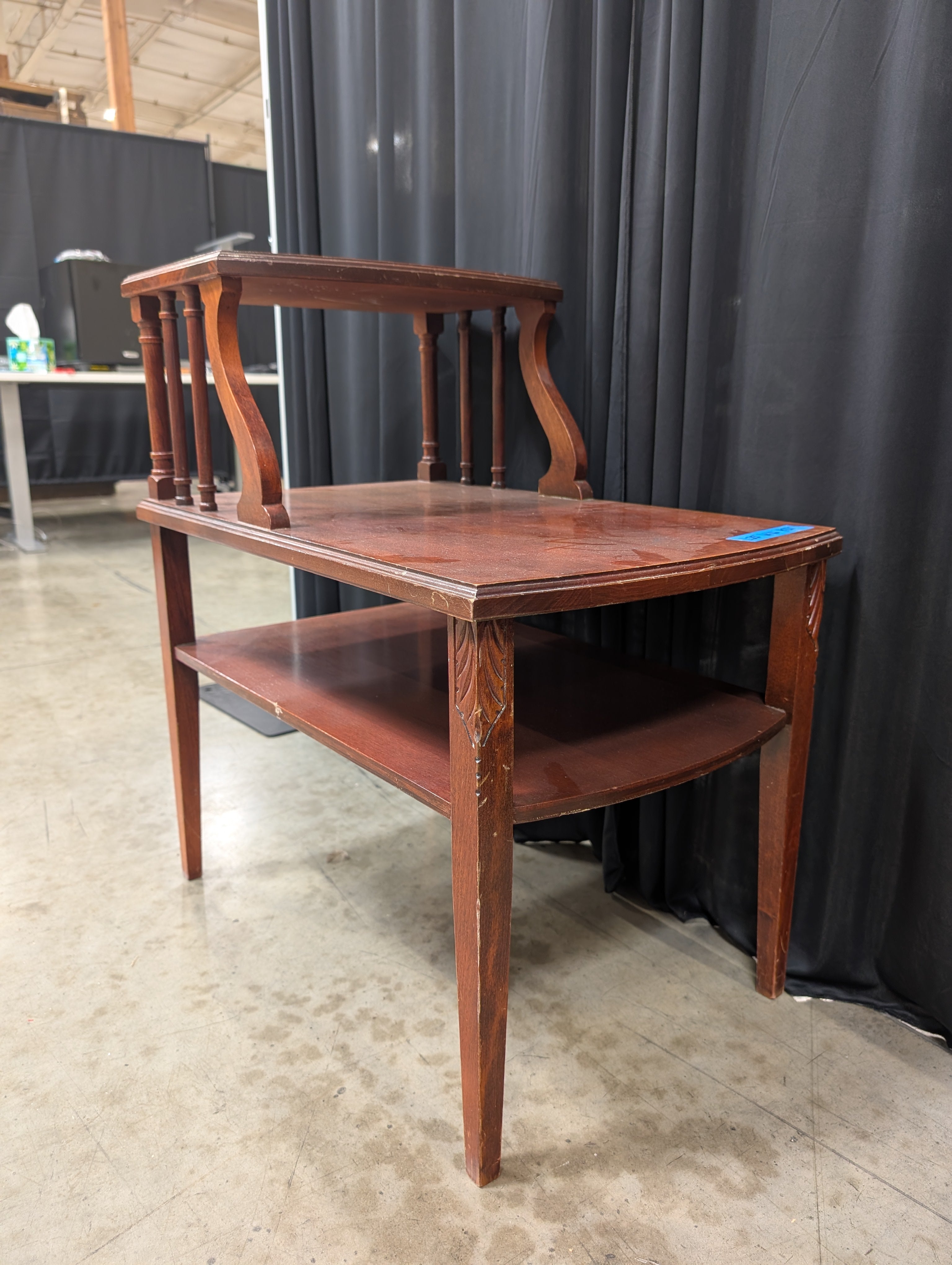 Mersman Vintage Two-Tier Wood End Table