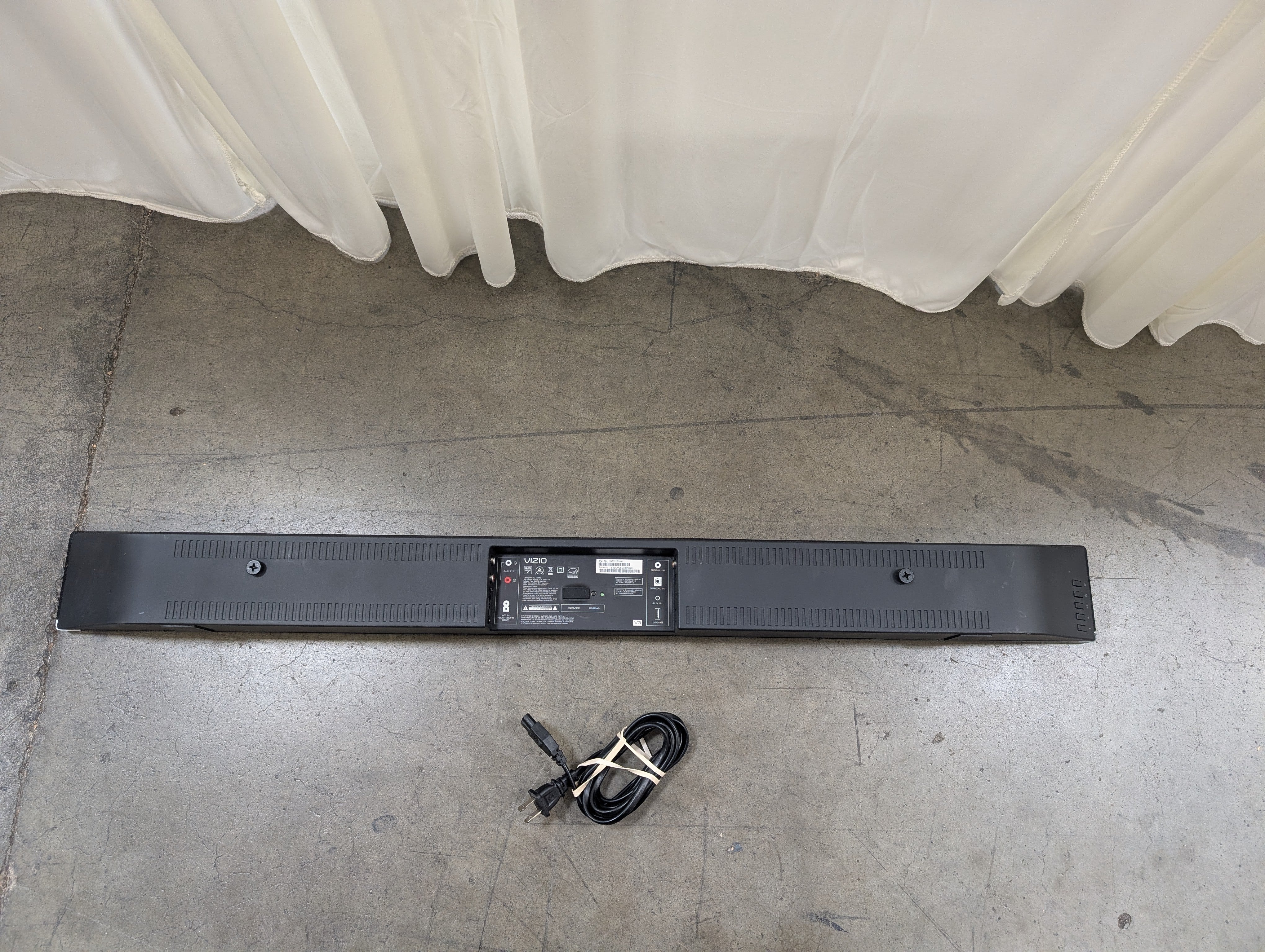 VIZIO Black Soundbar with Fabric Grille