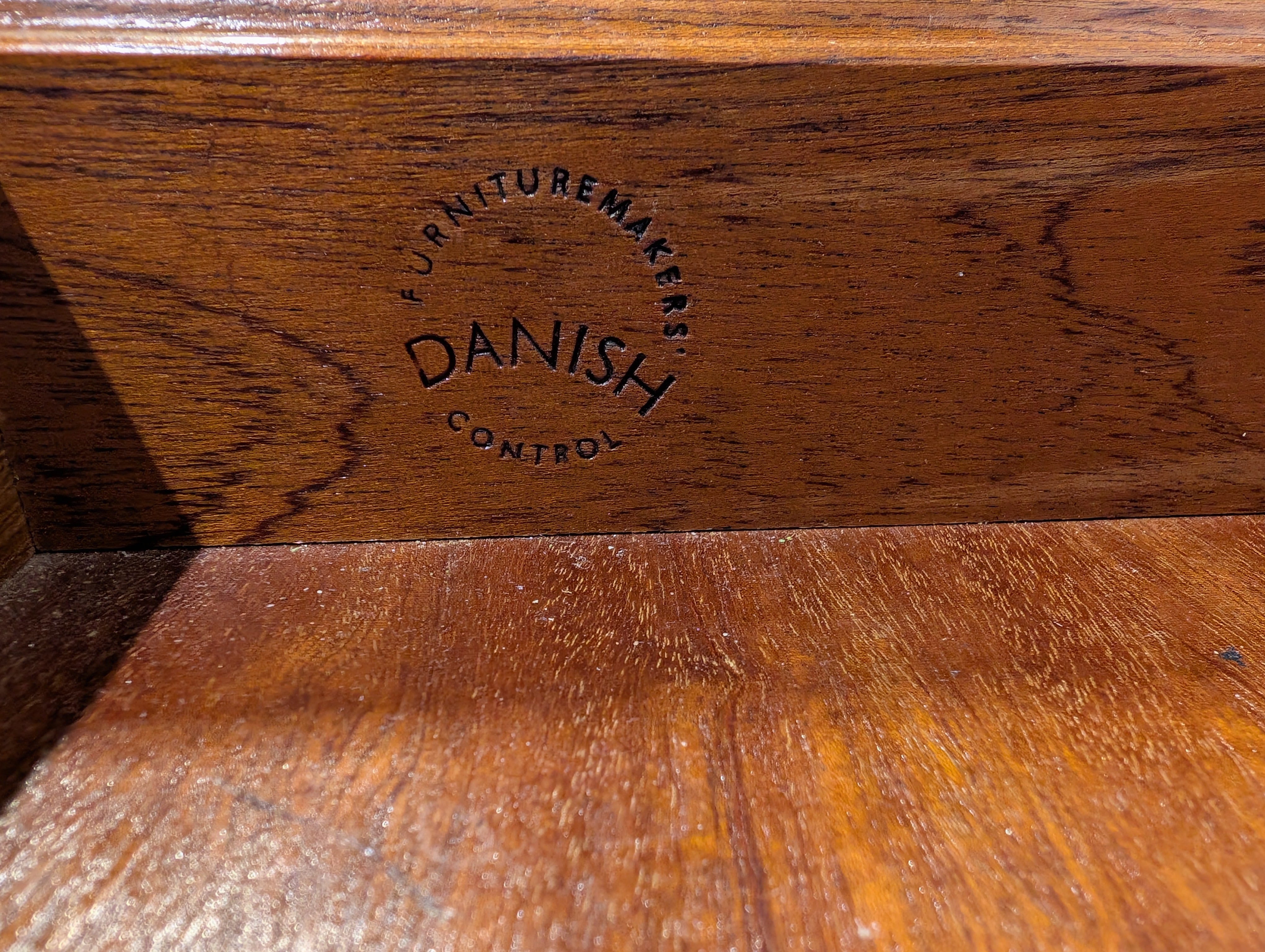 Danish Control Contemporary Wood 10 Drawer Chest