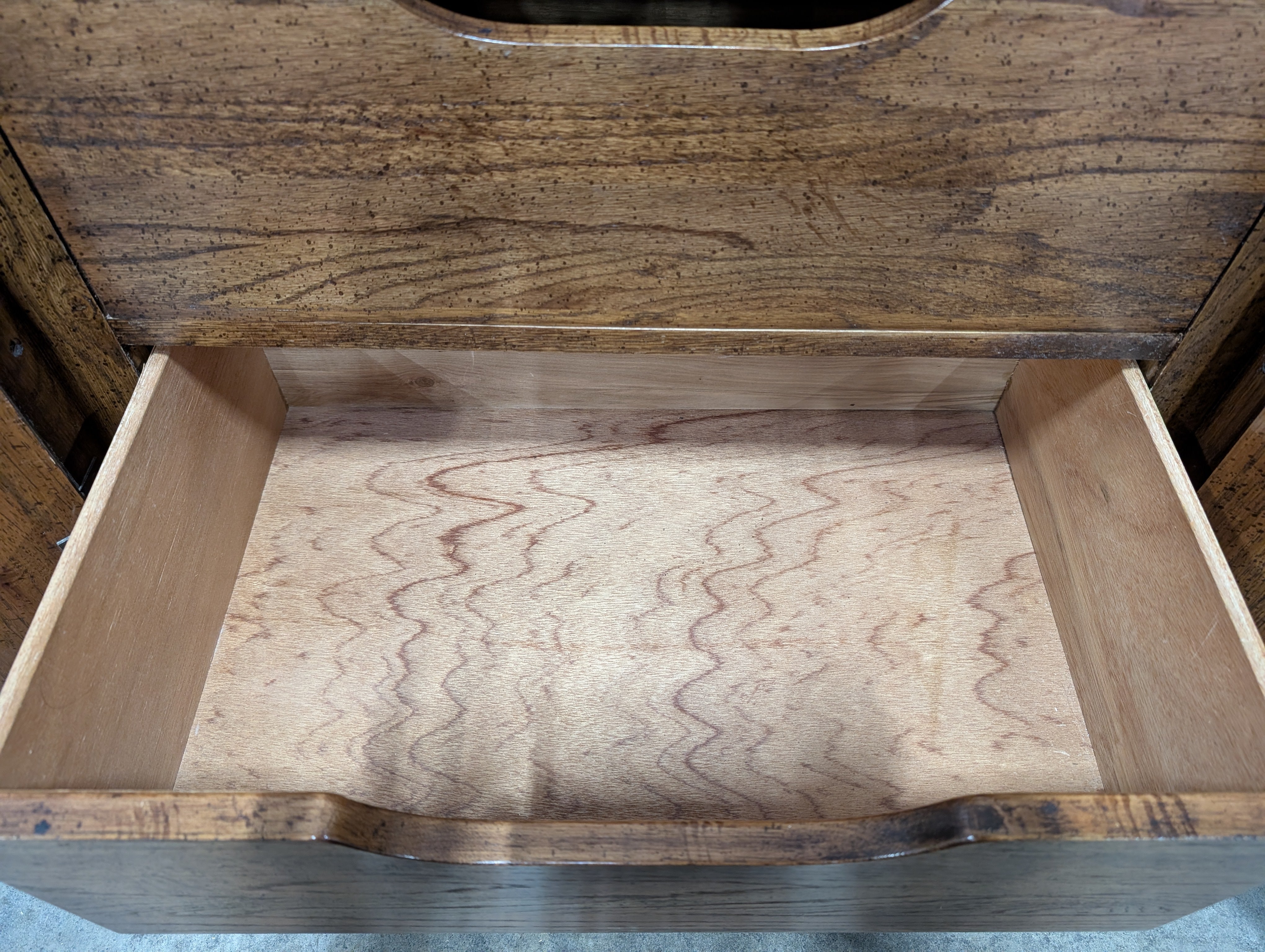 Vintage French Provincial Wood Dixie Dresser