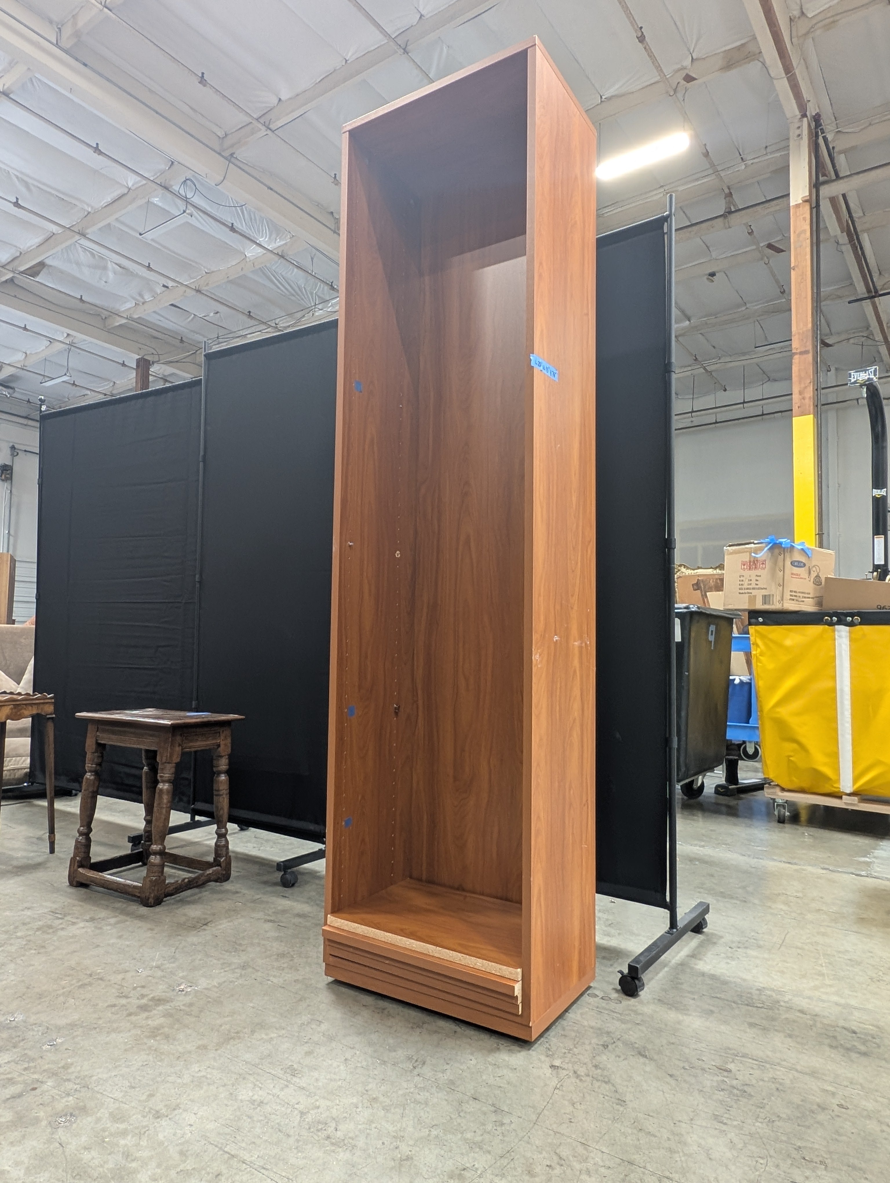 Vertical Cherry Finish Book Display Unit