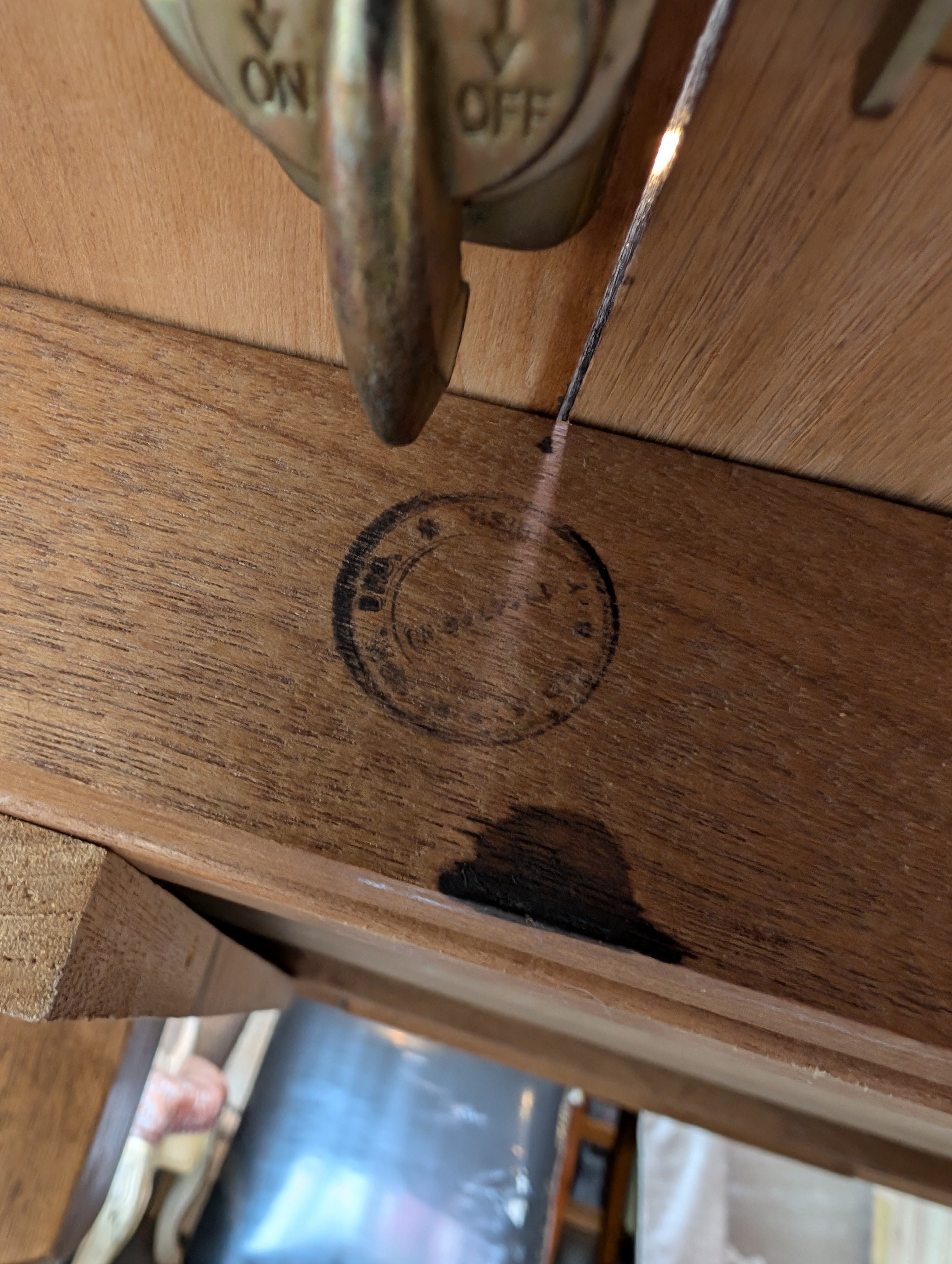 Classic Wood Dining Table Set with seven Windsor Chairs