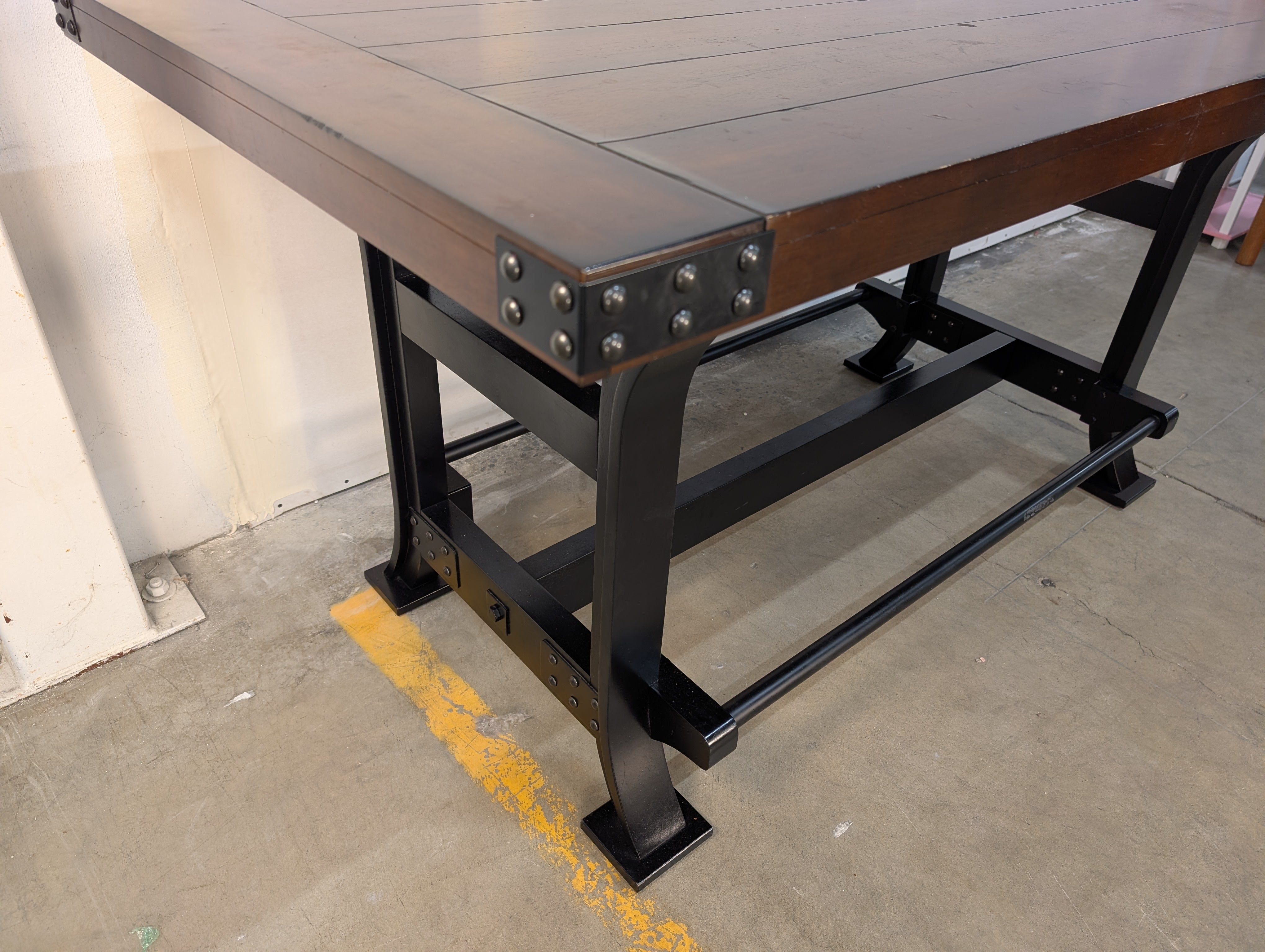 Industrial Style Counter-Height Dining Table