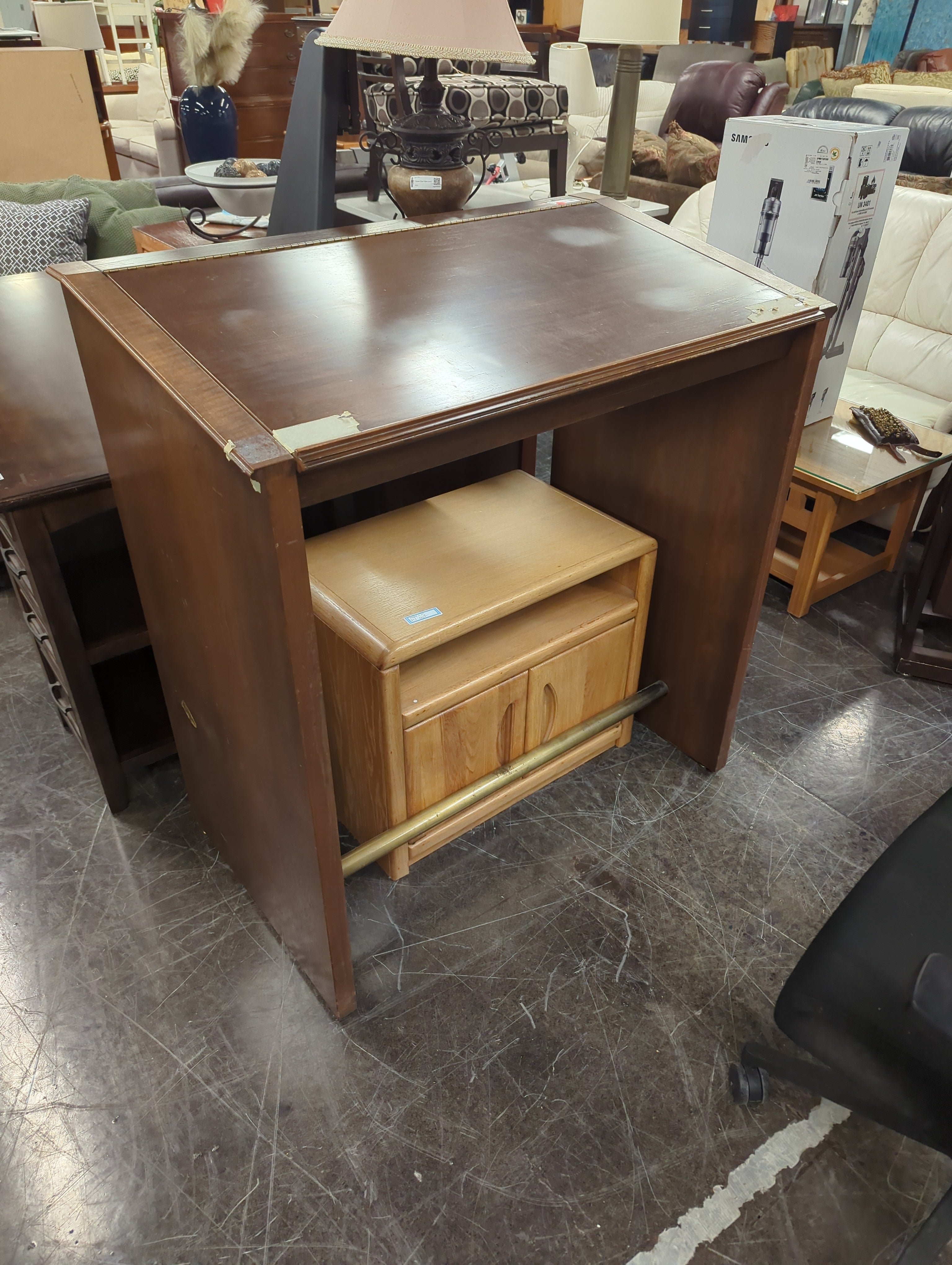 Wooden Lecture Podium
