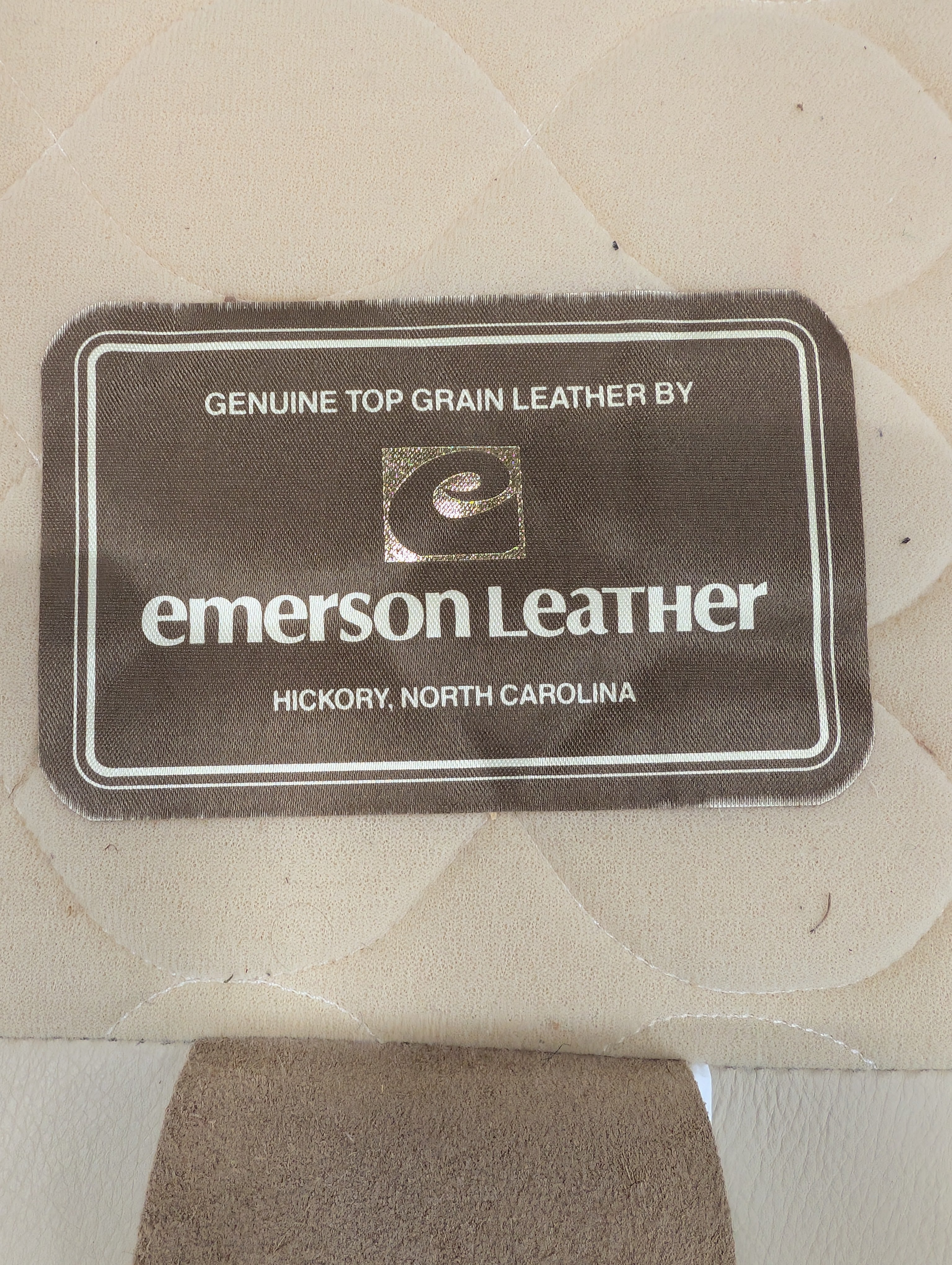 Emerson Leather Cream Sofa