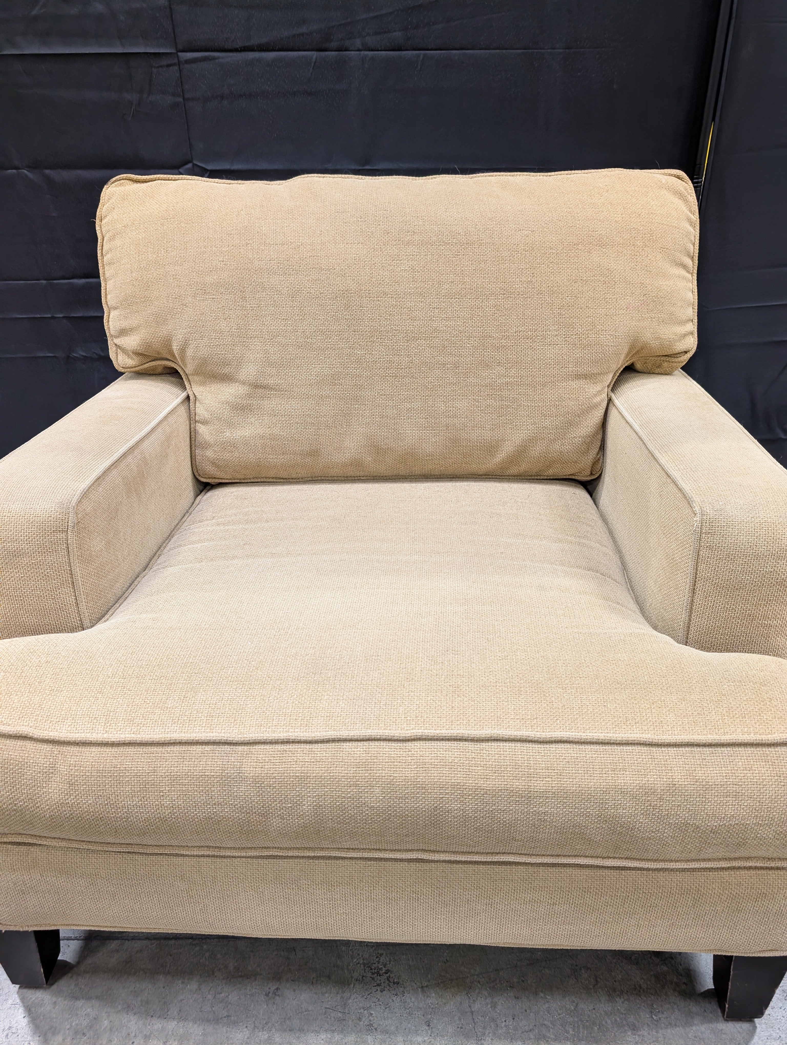 Neutral Tone Upholstered Arm Chair Component