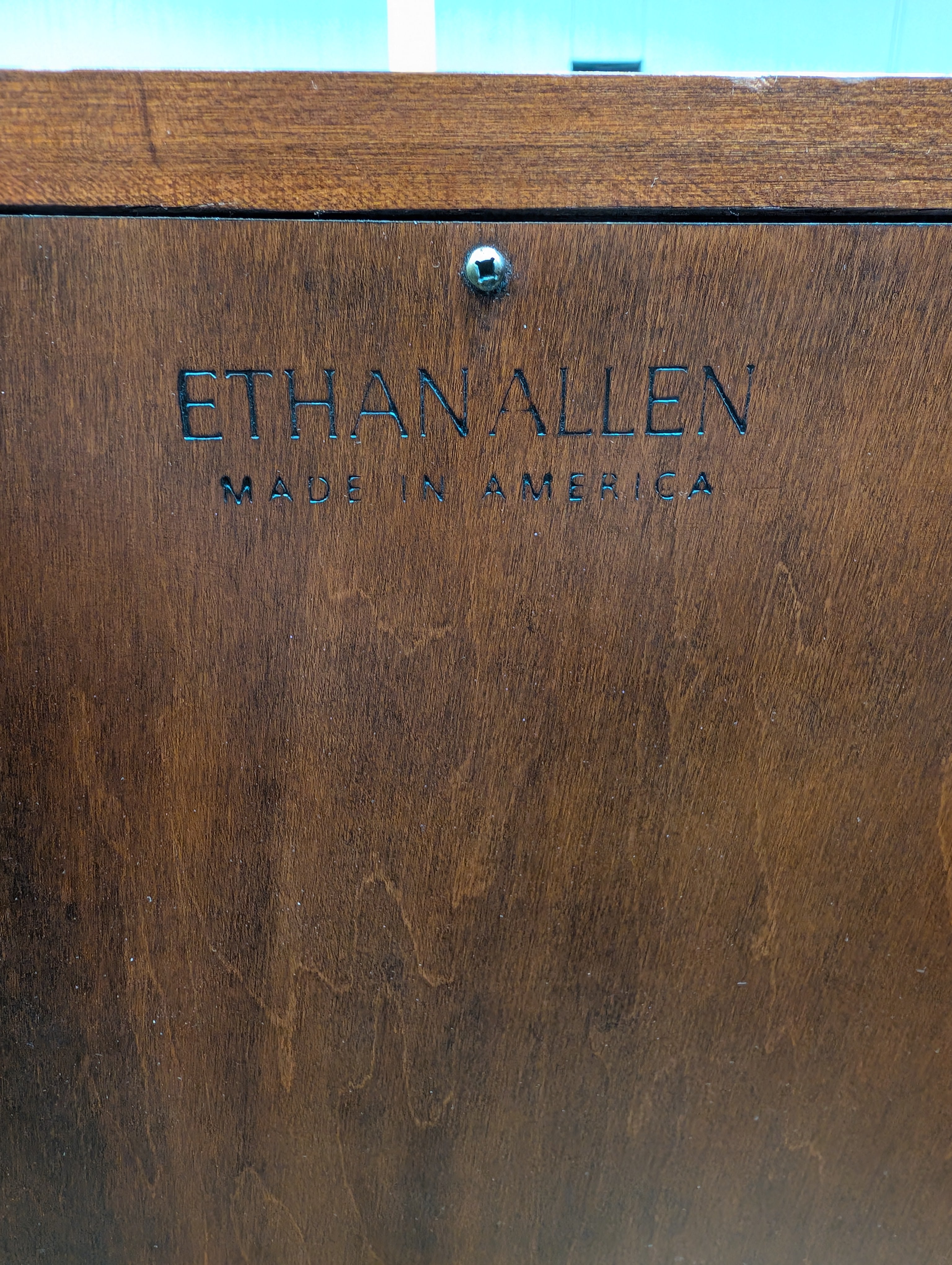 Ethan Allen Cherry Bar Cabinet