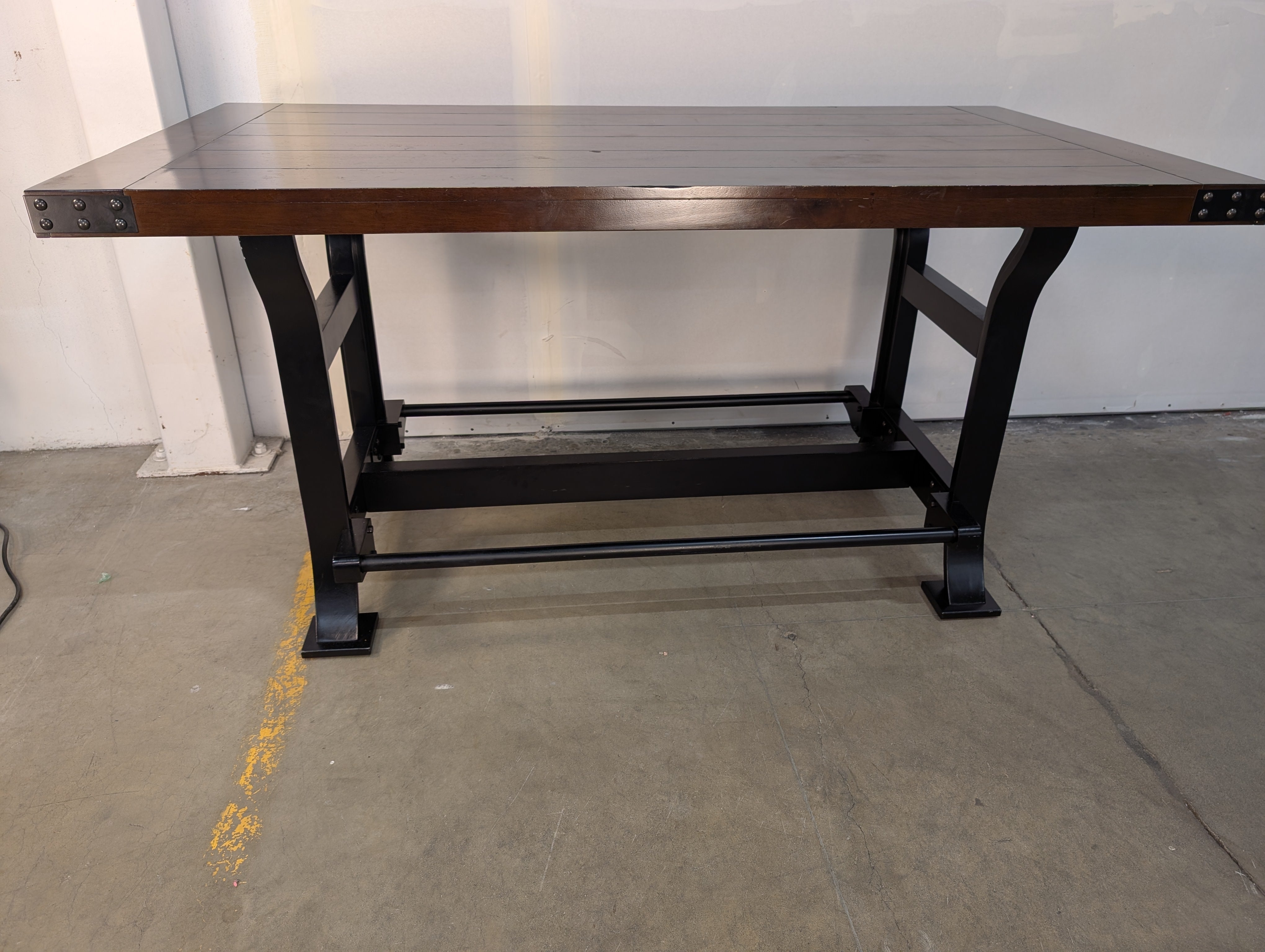 Industrial Style Counter-Height Dining Table